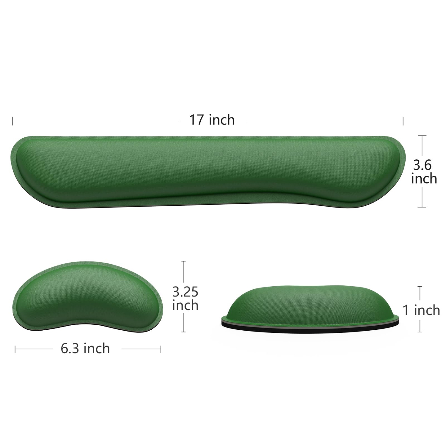 Keyboard Wrist Rest, Memory Foam Wrist Cushion for Desk Mats Support, Cute Typing Pain Relief Keyboard Mouse Pad Rests Set with Non-Slip Base for