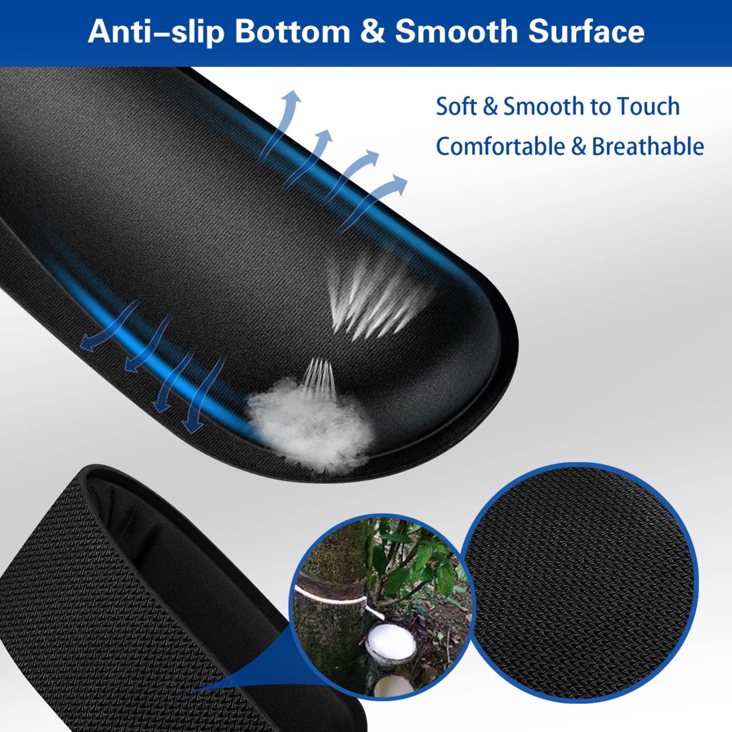 Keyboard Wrist Rest, Wrist Rest Pad and Mouse Wrist Rest Kit, Soft Fabric Memory Foam Gaming Wrist Rest Cushion Support Pad, Easy Typing Pain Relief