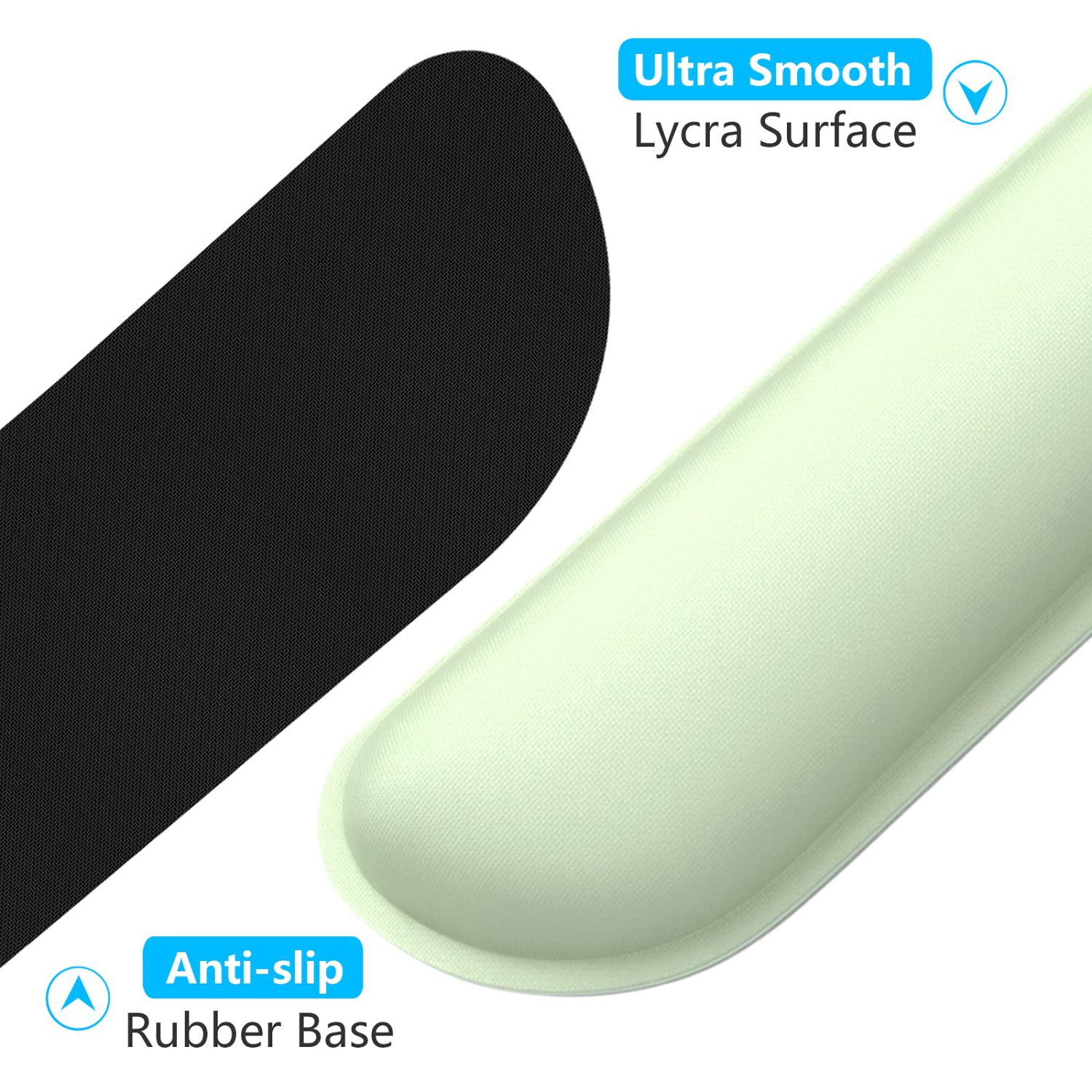 Keyboard Wrist Rest, Memory Foam Wrist Cushion for Desk Mats Support, Cute Typing Pain Relief Keyboard Mouse Pad Rests Set with Non-Slip Base for