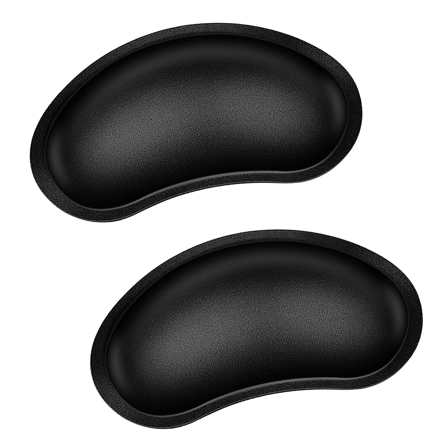 Mouse Wrist Rest, Canjoy 2 Pack Memory Foam Soft Fabric Mouse Wrist Rest Pad Support Cushion with Anti-Skid Rubber Base,Ergonomic Pain Relief Mouse