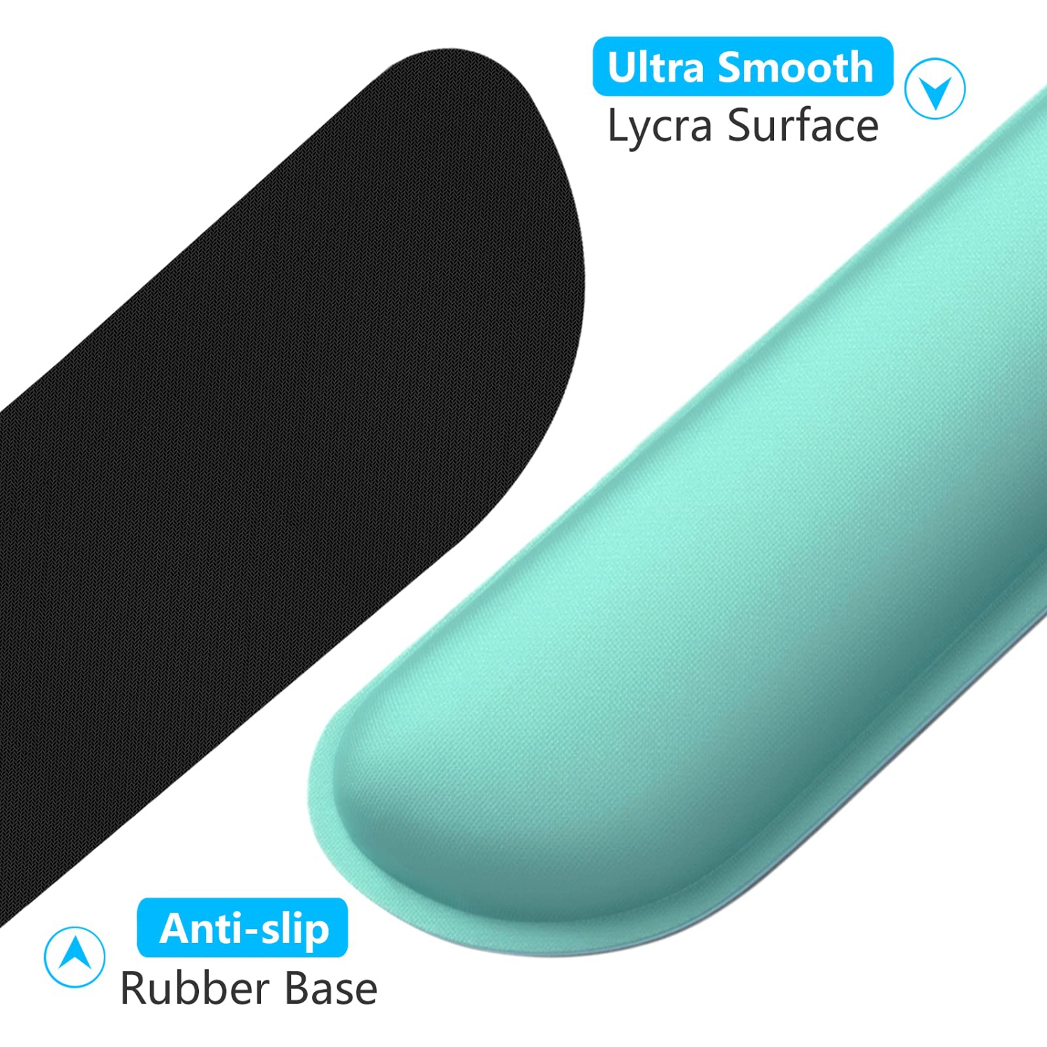 Keyboard Wrist Rest, Memory Foam Wrist Cushion for Desk Mats Support, Cute Typing Pain Relief Keyboard Mouse Pad Rests Set with Non-Slip Base for