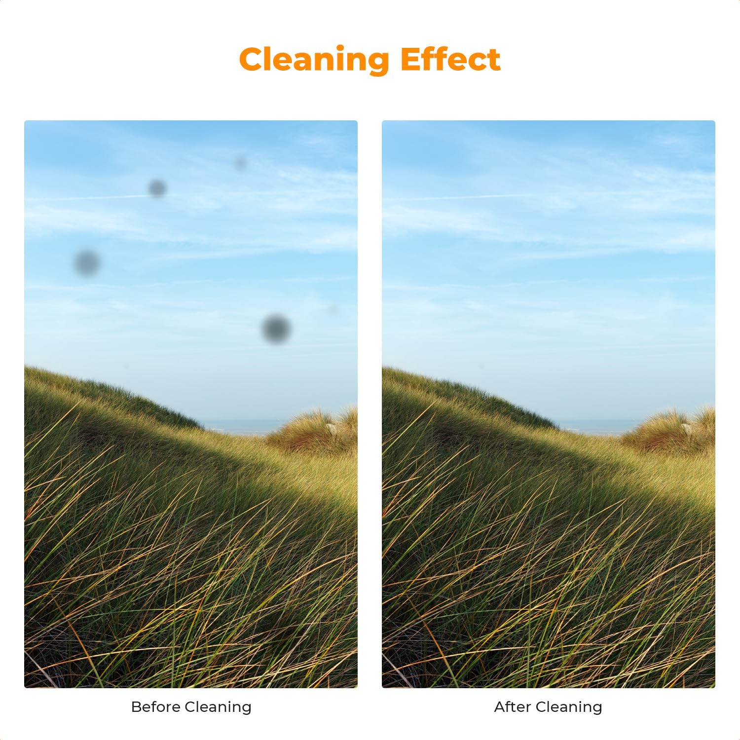 2-in-1 Multifunctional Lens Cleaning Pen, Lens Replaceable Pen with Brush & Carbon Head, Lens Cleaner Kit Compatible with Canon Nikon Pentax Sony