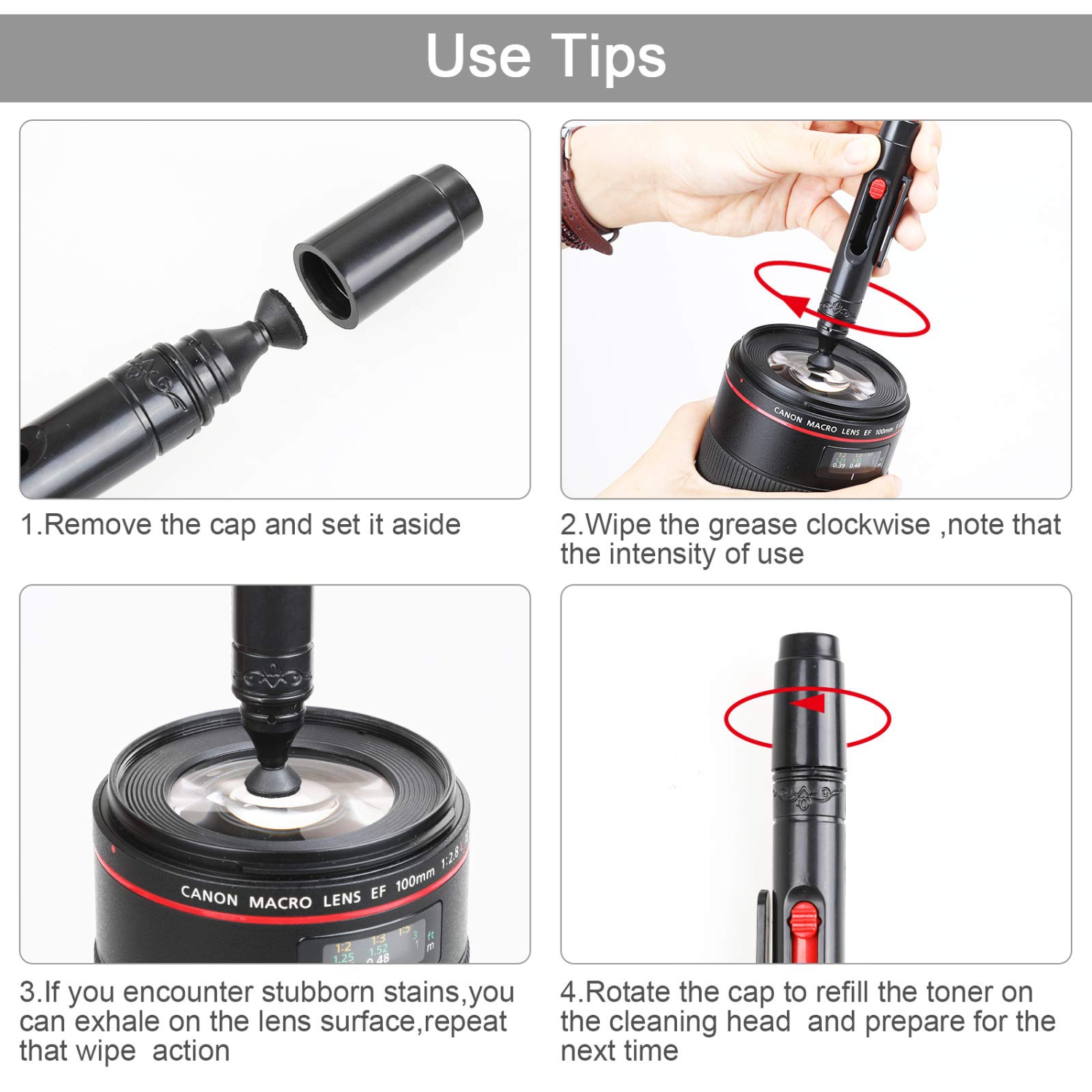 18-in-1 Professional Camera Cleaning Kit, DSLR Camera Cleaning Accessories, Rocket Air Blower/Lens Cleaning Pen/Cleaning Cloth/Lens Brush and Lens