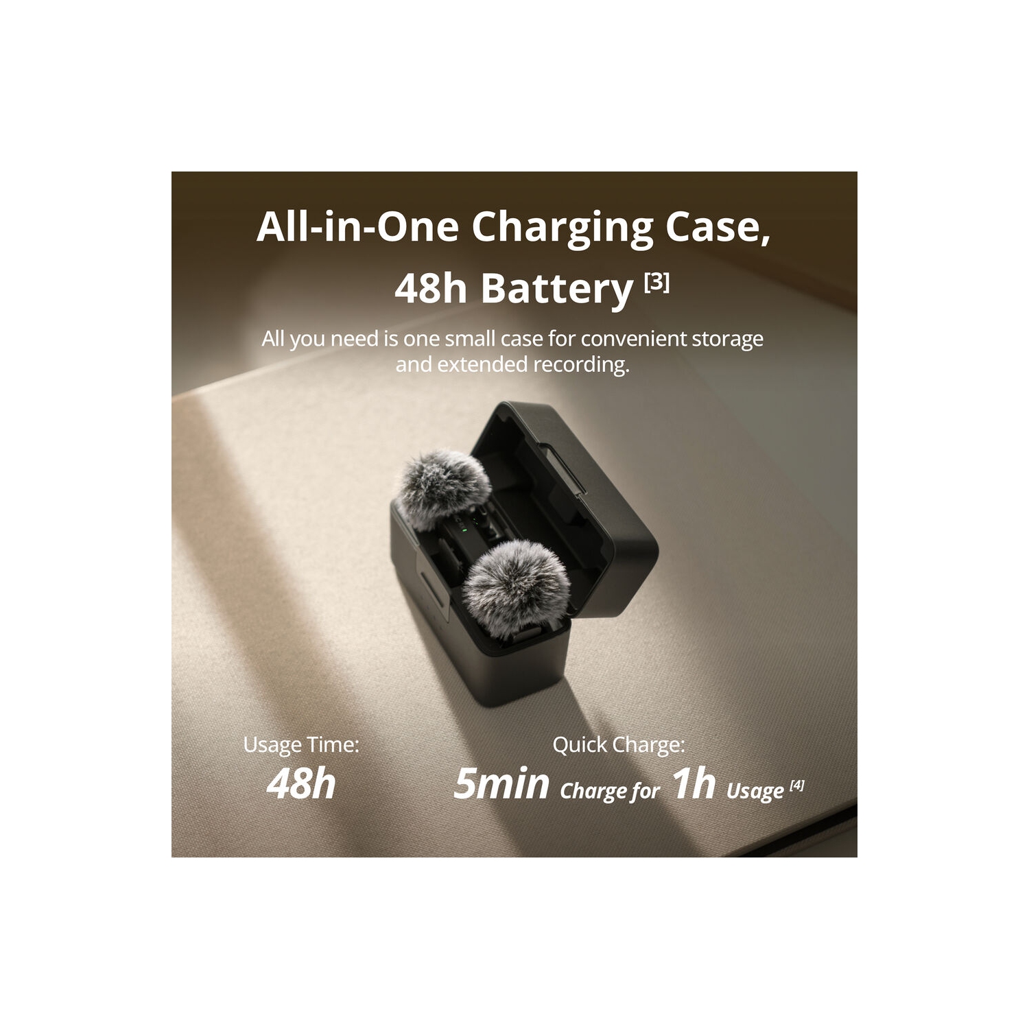 Remis à neuf - Système de microphone omnidirectionnel sans fil Mic Mini de DJI - Noir