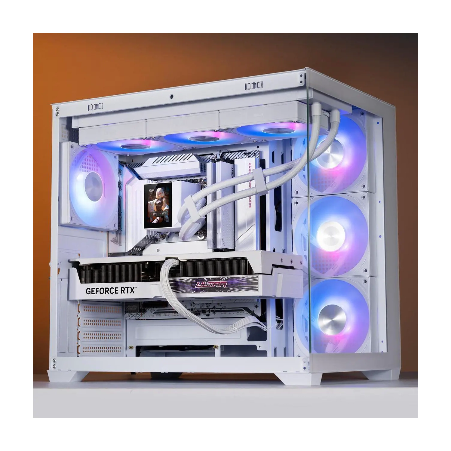 PCCOOLER CPS DC360 Pro ARGB Display AIO CPU Liquid Cooler, 360mm Radiator, 310W TDP, Customizable 2.4" IPS LCD Display, for Intel LGA