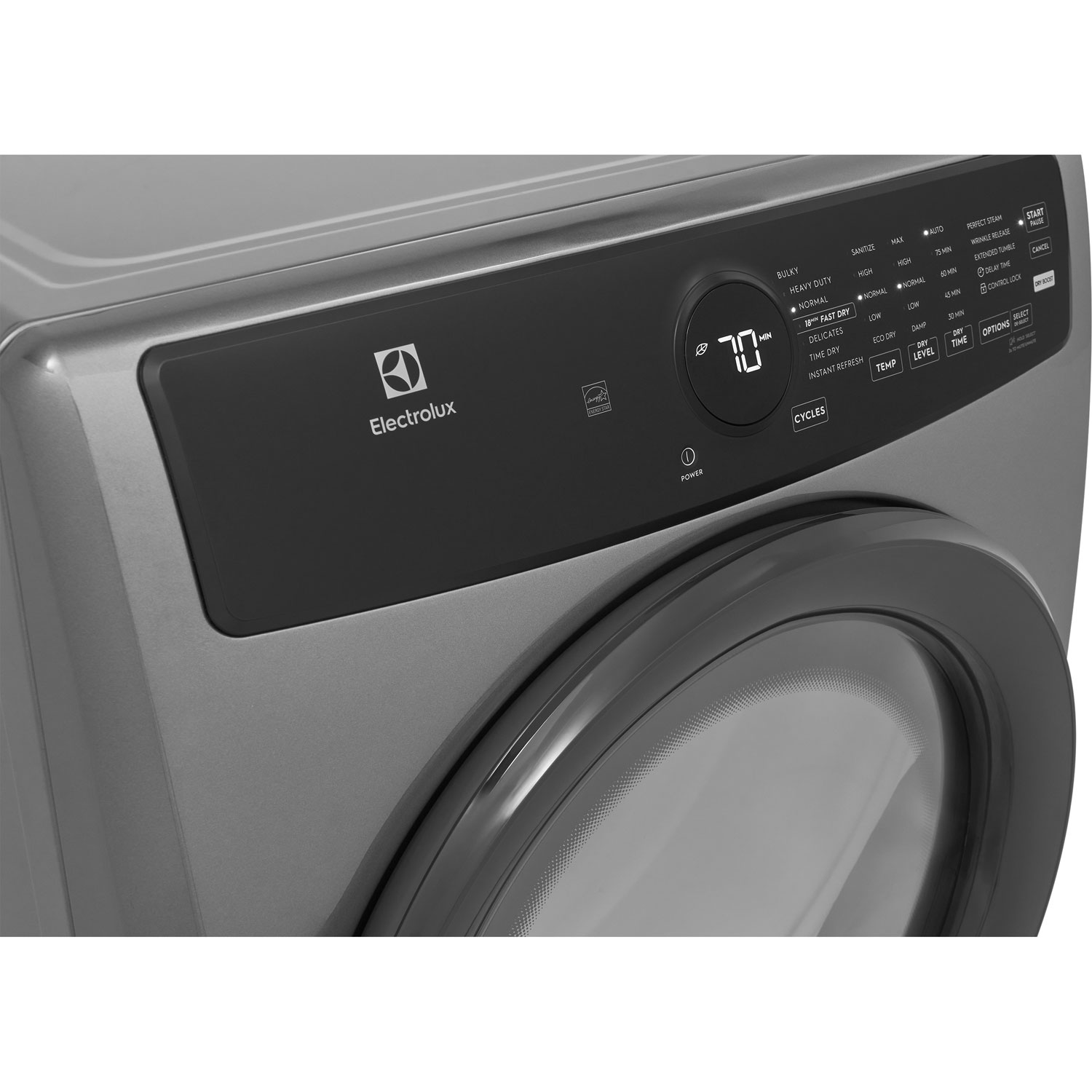 Electrolux 8.0 Cu. Ft. Electric Steam Dryer - Titanium