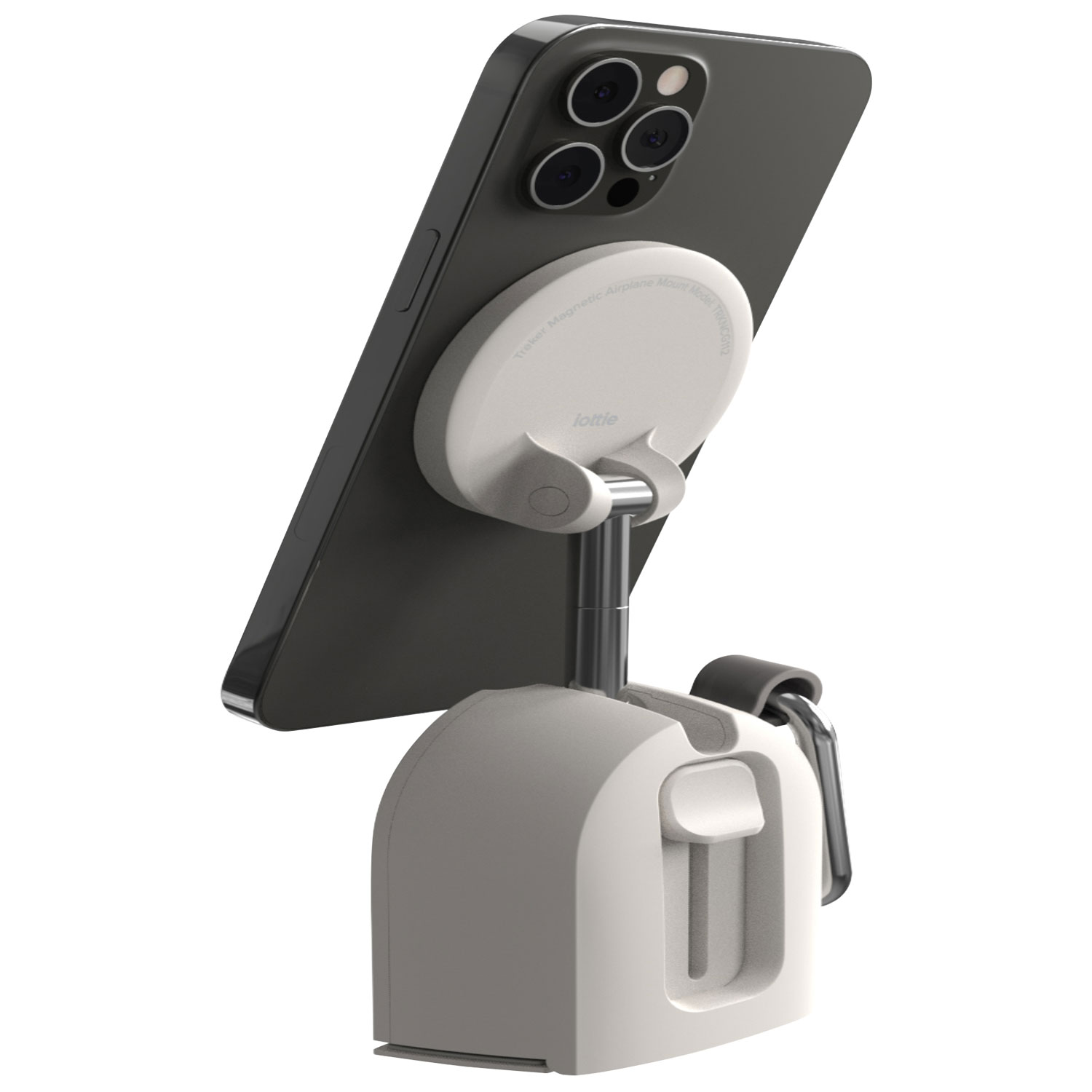 Support magnétique de voyage et de bureau Treker d'iOttie - Blanc