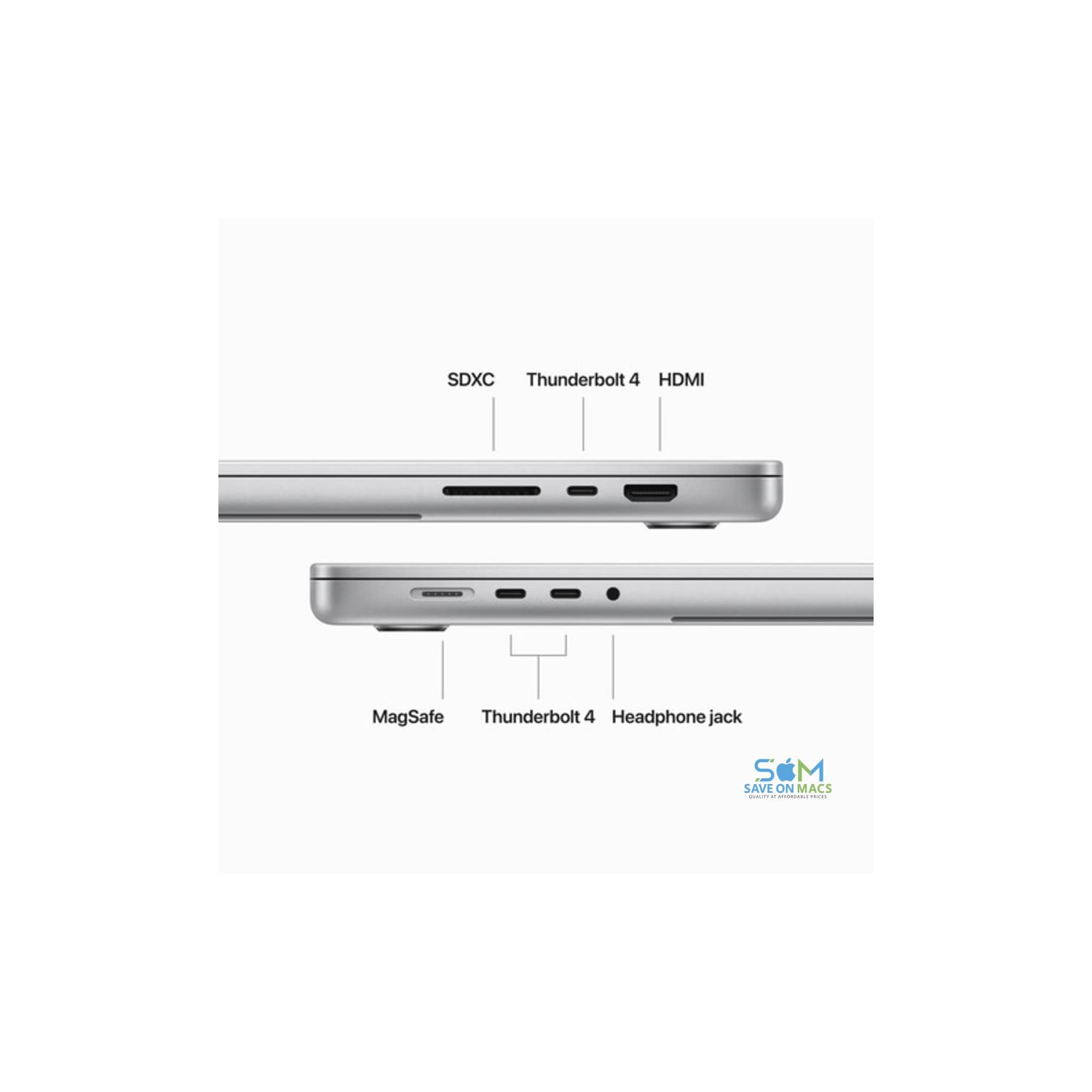 Open Box - Apple MacBook Pro 14.2"(2023) Apple M2 Max 12-Core CPU 38-Core GPU 32GB RAM/ 1TB SSD Silver 1 Year Warranty