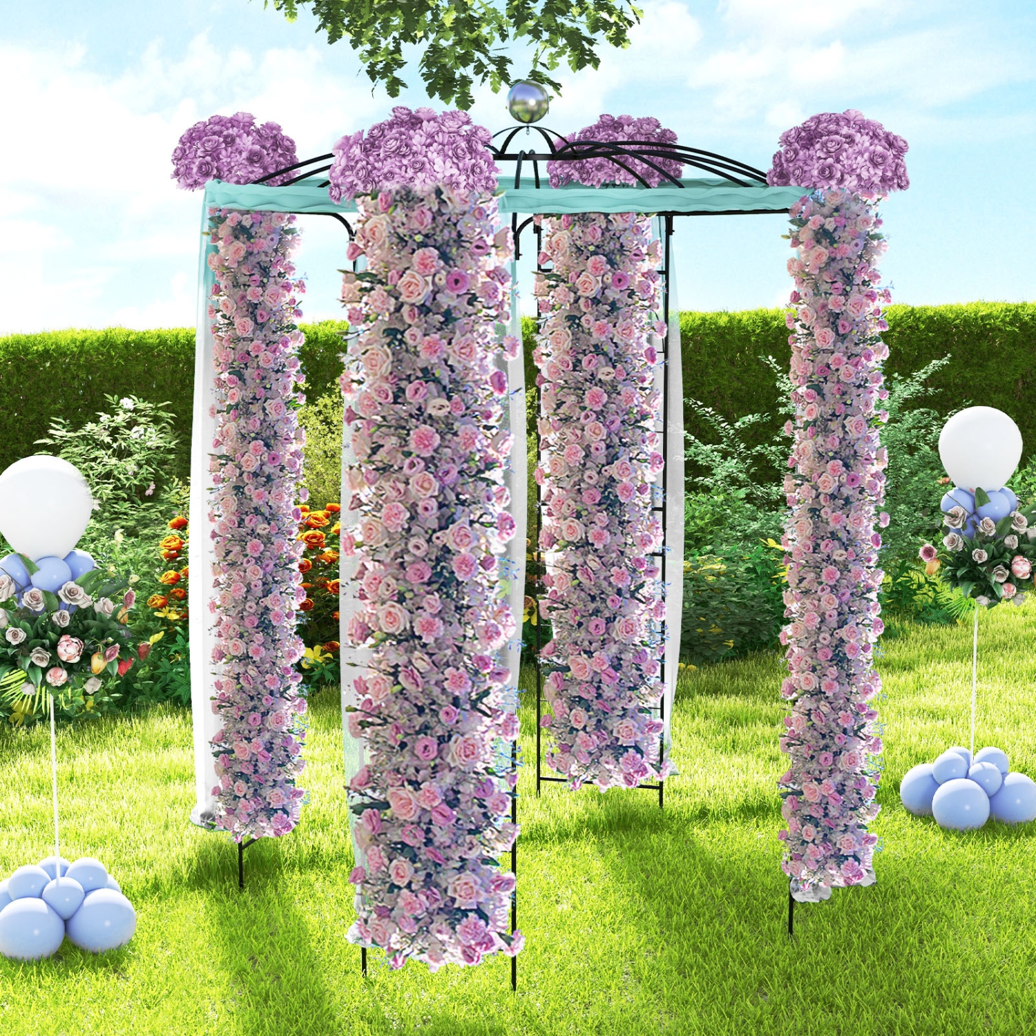 Decorative Birdcage Gazebo for Garden Vines and Wedding Ceremony