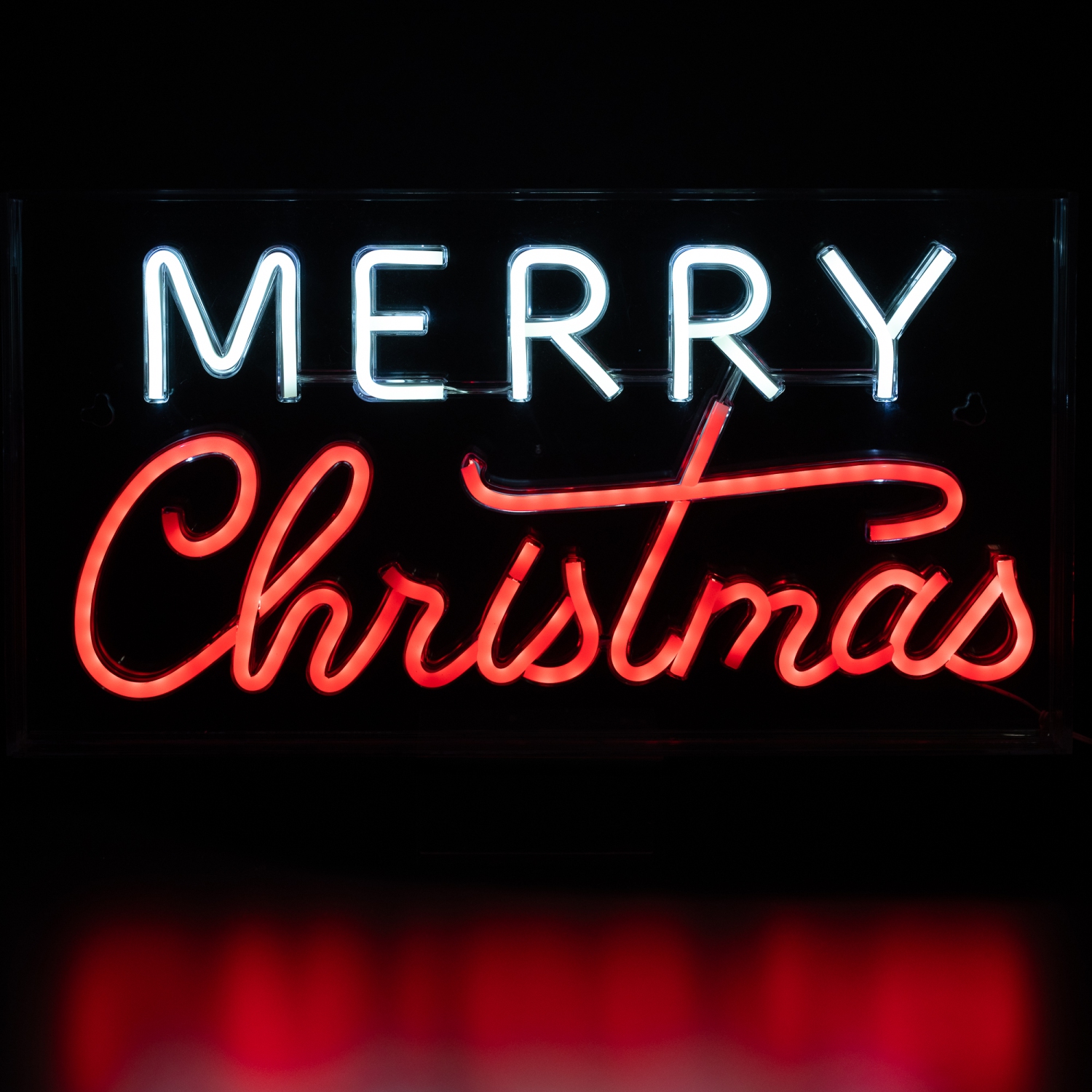 LED Merry Christmas Neon Lighted Wall Sign - 17"
