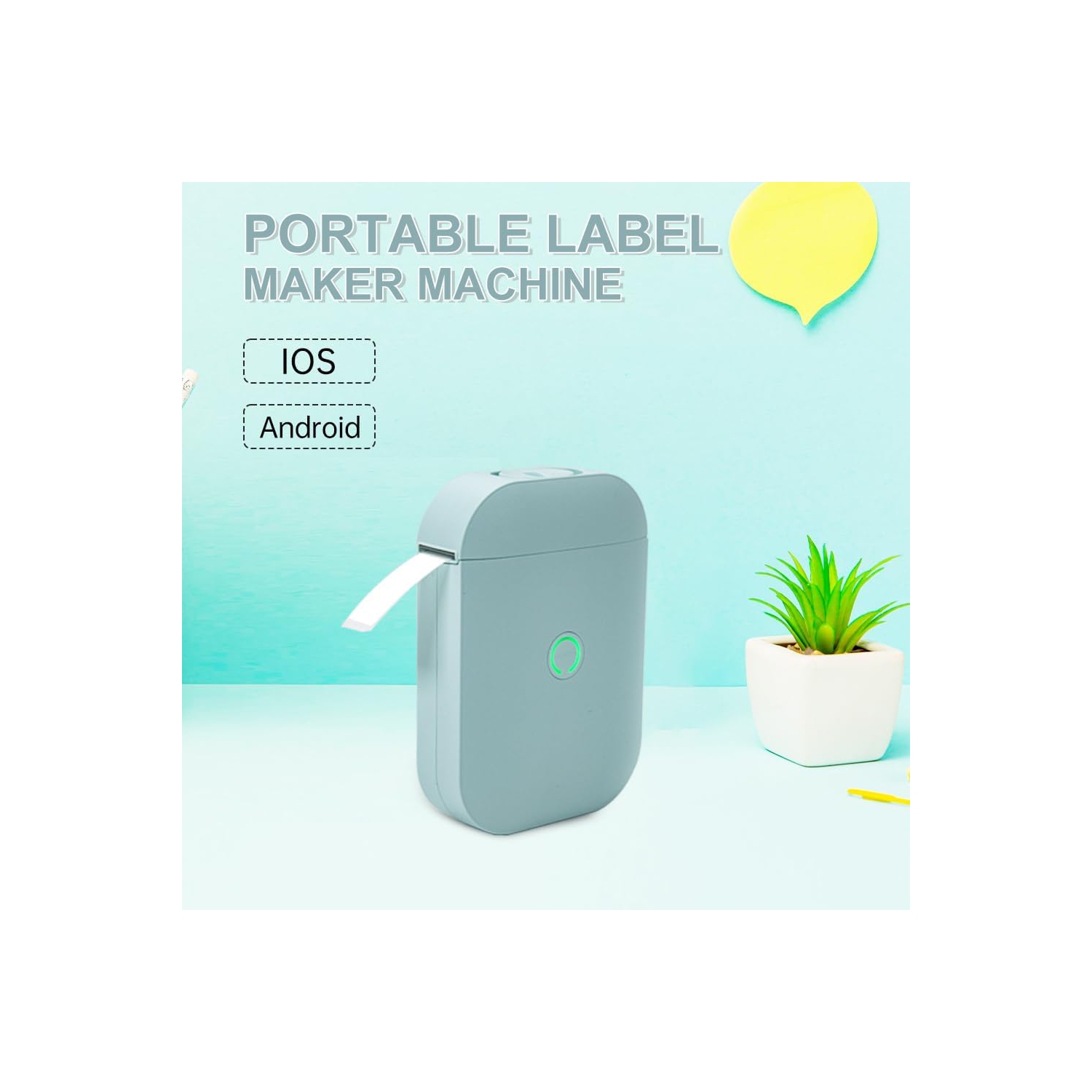 Label Printer Pocket Smartphone Gap Label Maker BT Wireless Thermal Printing 203DPI