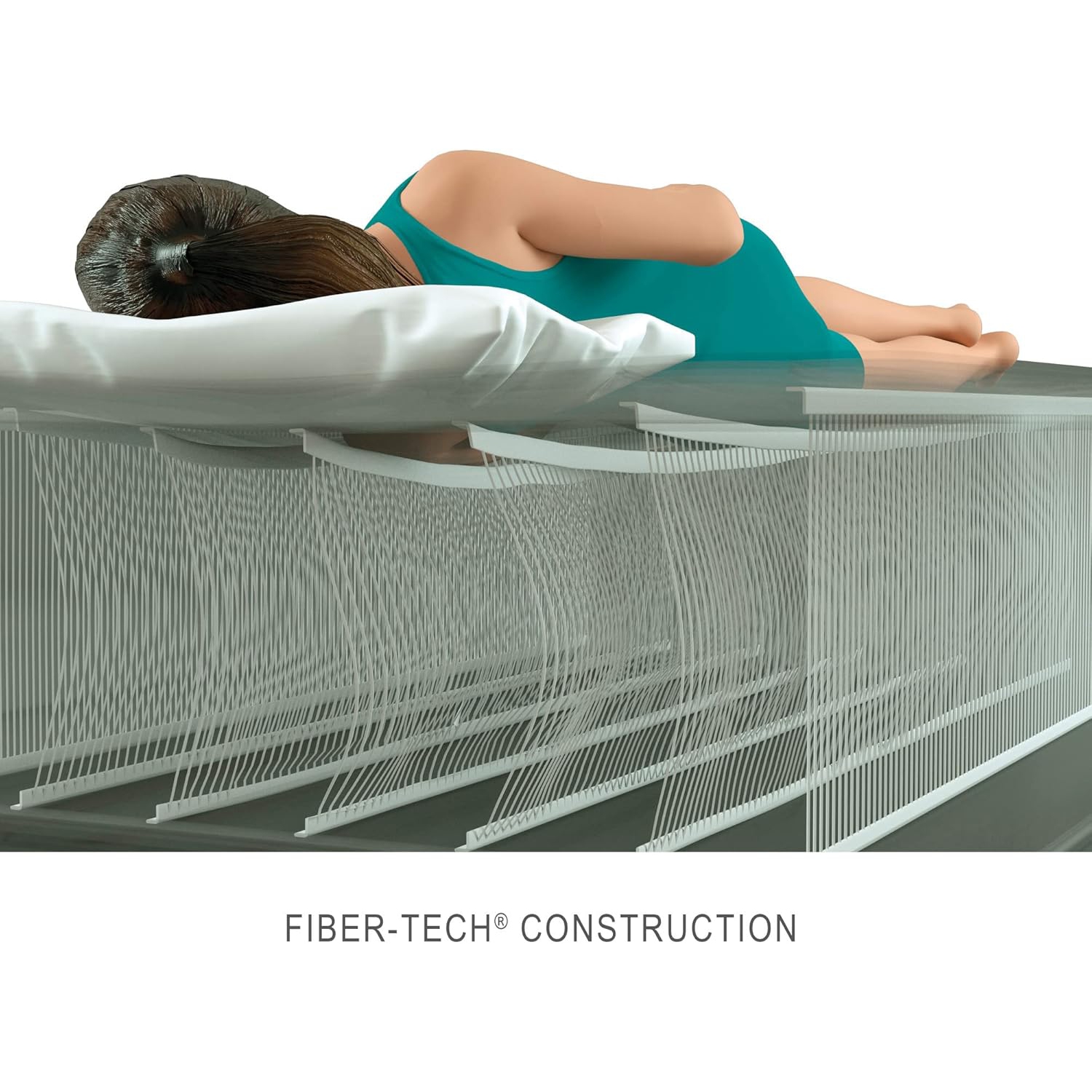 Intex TruAire Luxury Air Mattress Queen Size Built-in Electric Pump Gray - 64023ED