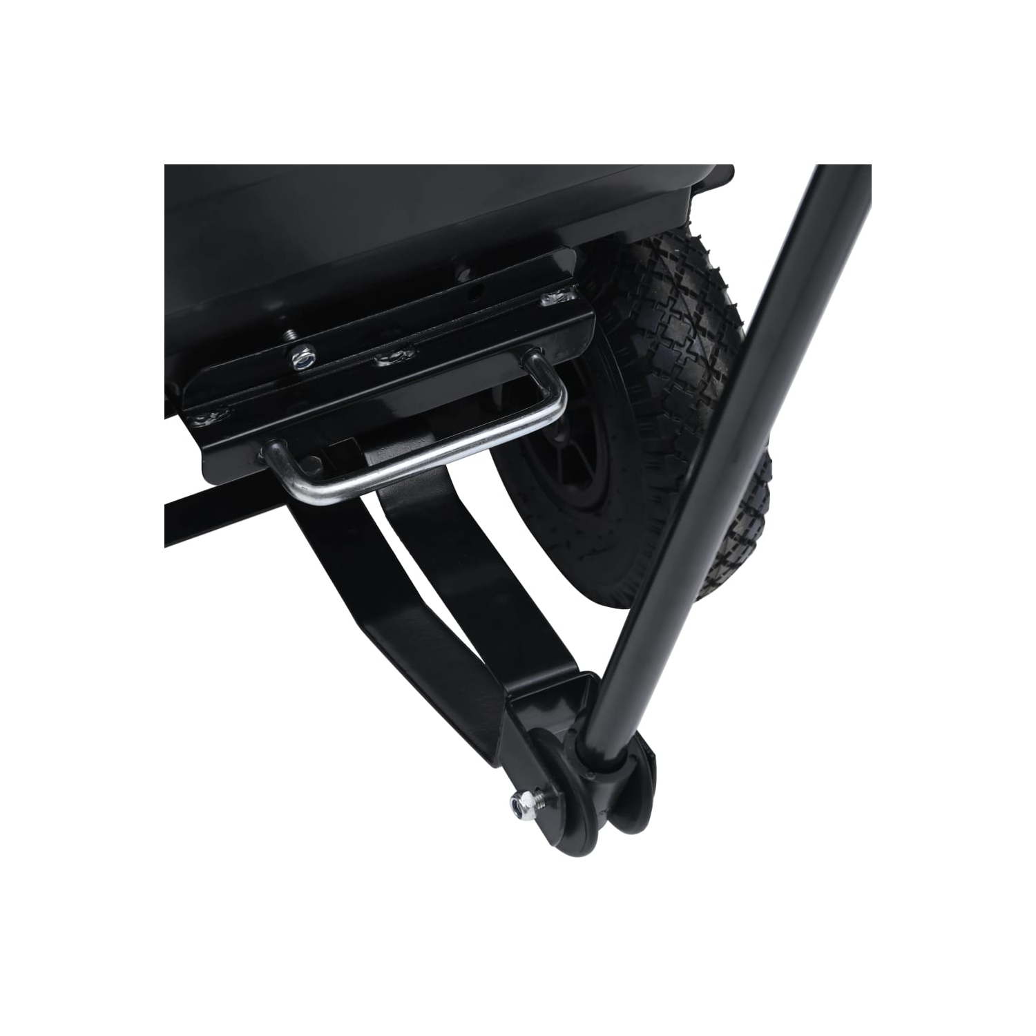 VidaXL – Chariot de jardin basculant 300 kg 75 L, noir