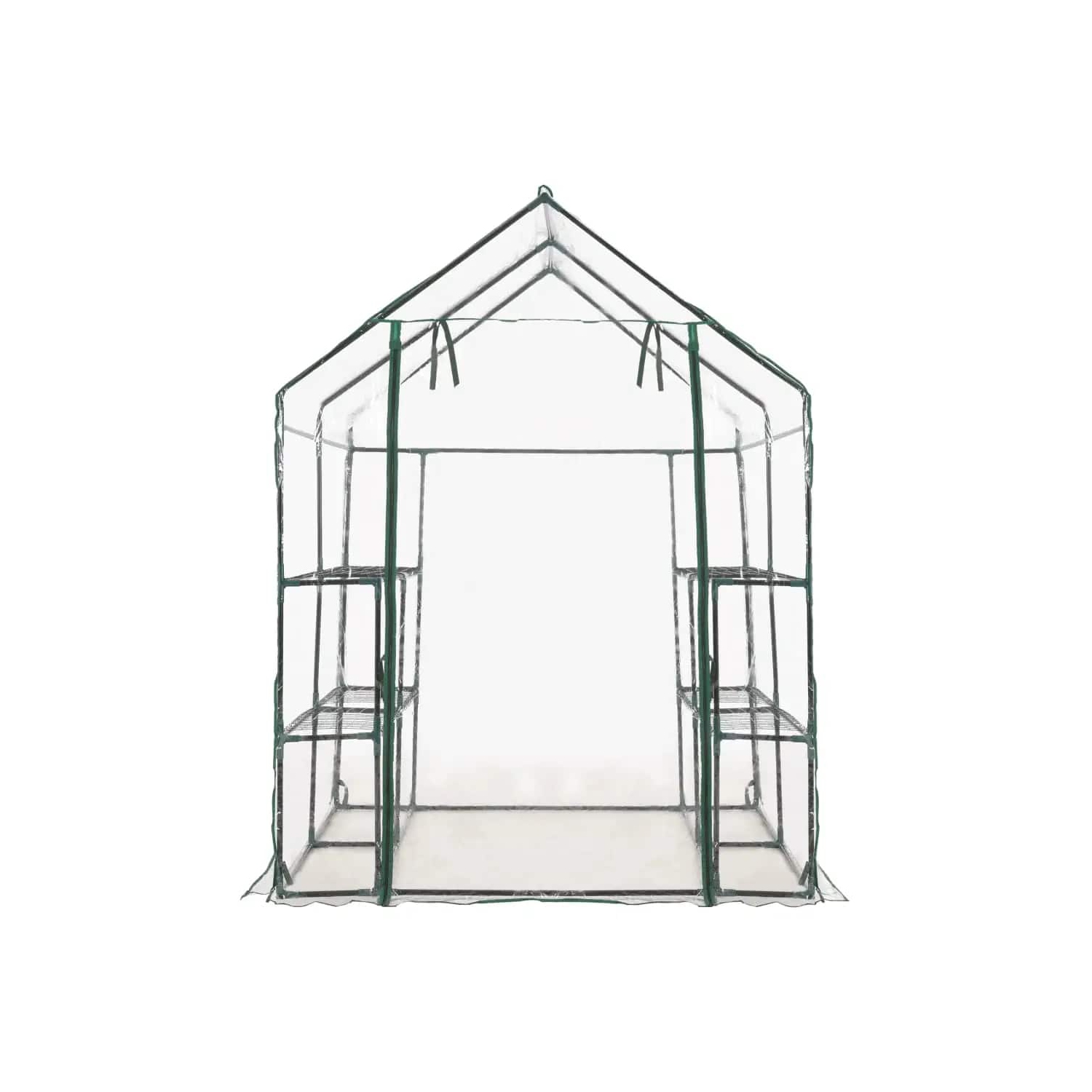 Serre vidaXL avec 8 tablettes 143 x 143 x 195&nbsp;cm