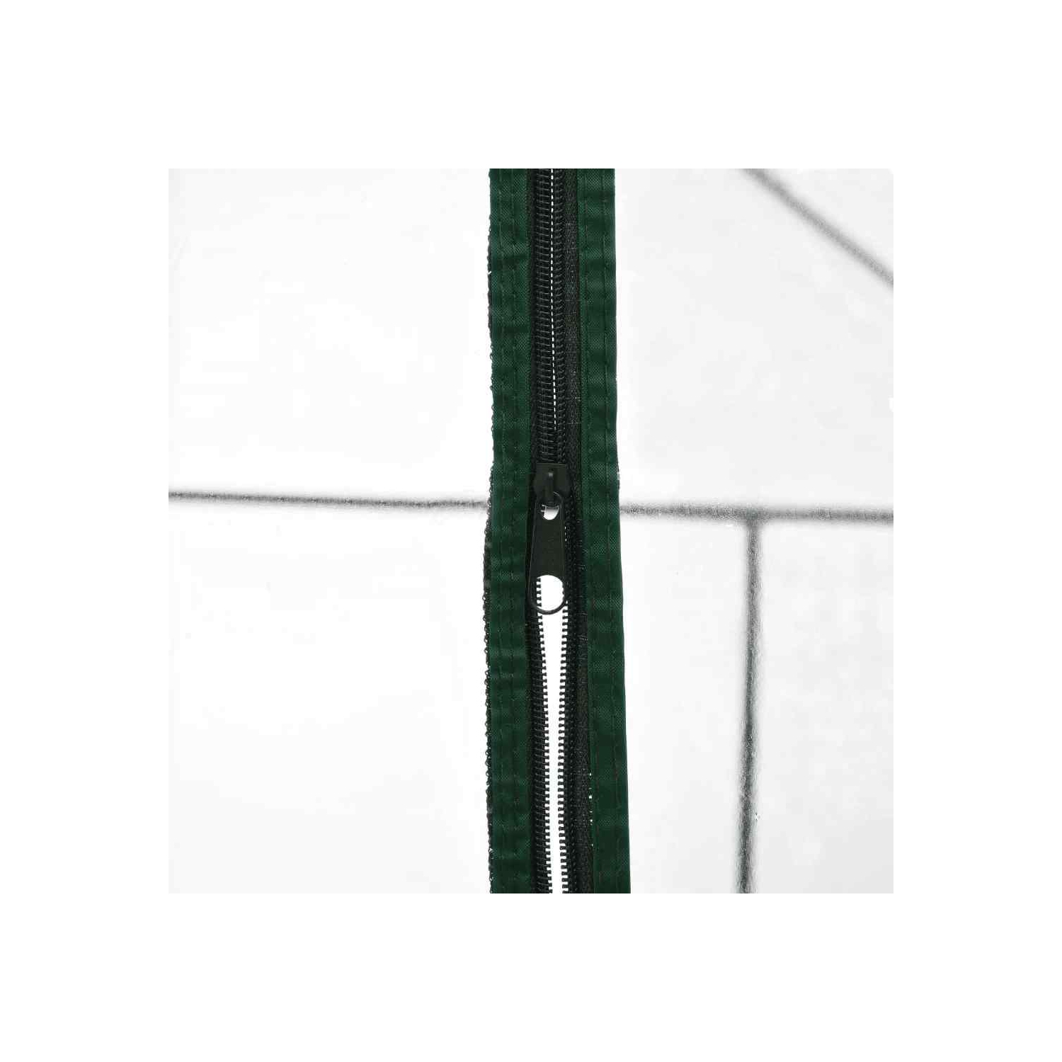 Serre vidaXL avec 8 tablettes 143 x 143 x 195&nbsp;cm