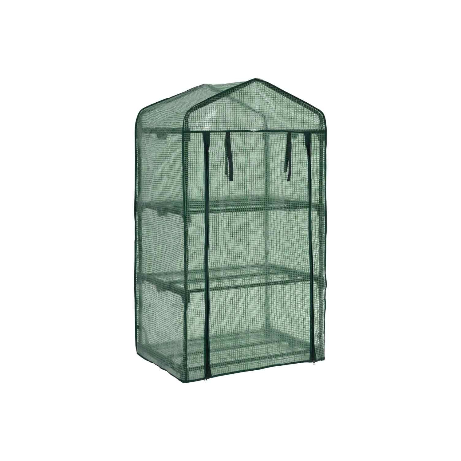 VidaXL – Mini serre 69 x 49 x 125&nbsp;cm à 3 niveaux