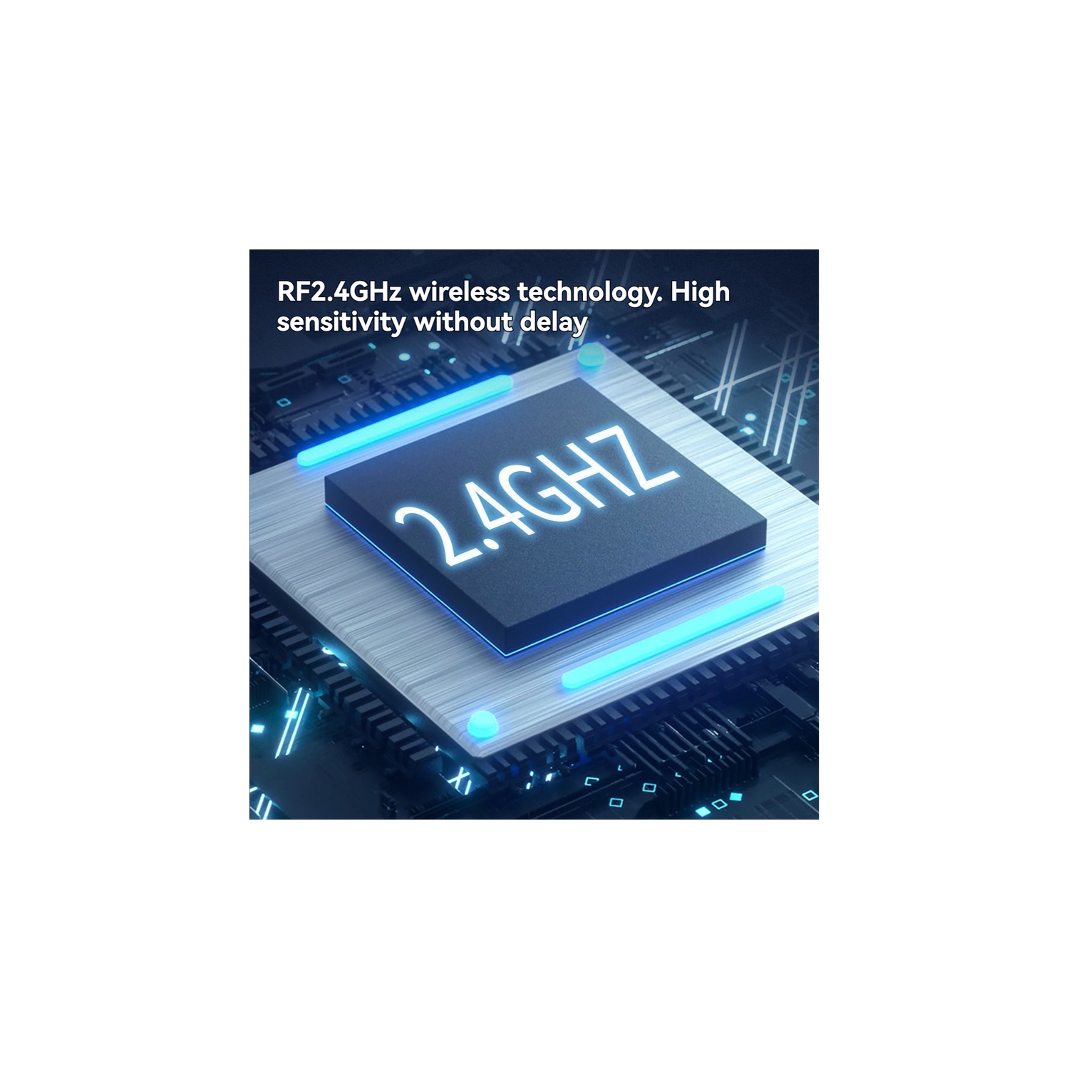 Pointeur laser sans fil, portée laser 200&nbsp;m, technologie sans fil 2,4&nbsp;GHz, prêt à l'emploi, compatibilité avec plusieurs systèmes