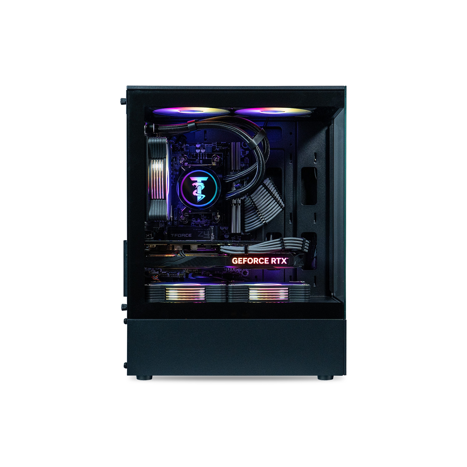 ViprTech Stryker 4.0 Liquid-Cooled PC - AMD Ryzen 7, NVIDIA RTX 5060 8GB, 16GB DDR4 3200, 1TB NVMe SSD, WiFi BT, Win 11 Pro, Gaming Desktop Computer