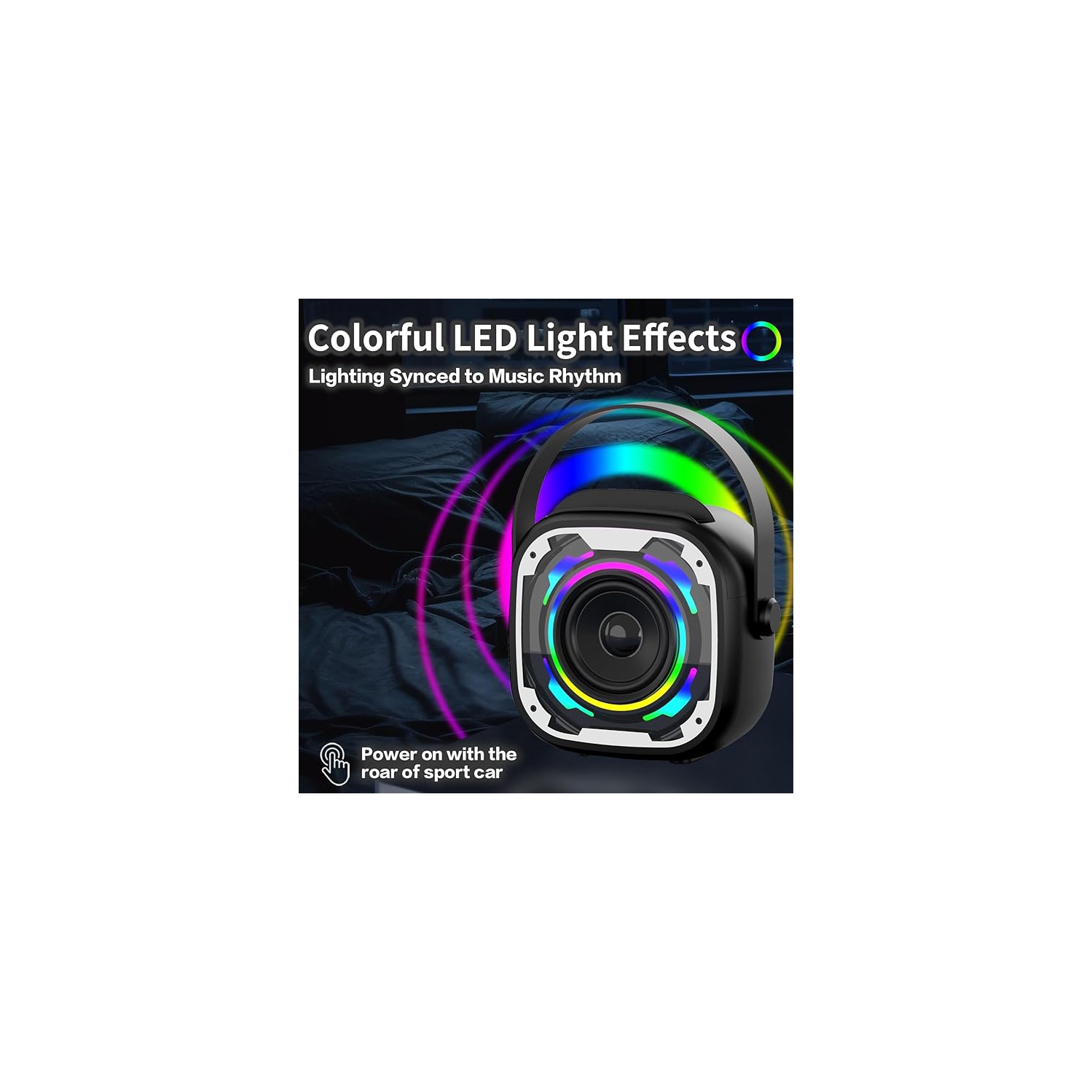 Mini Karaoke Machine for Kids Adults, Portable Bluetooth Speaker with Wireless Karaoke Microphone, Singing Machine Christmas Toys Birthday Gifts for