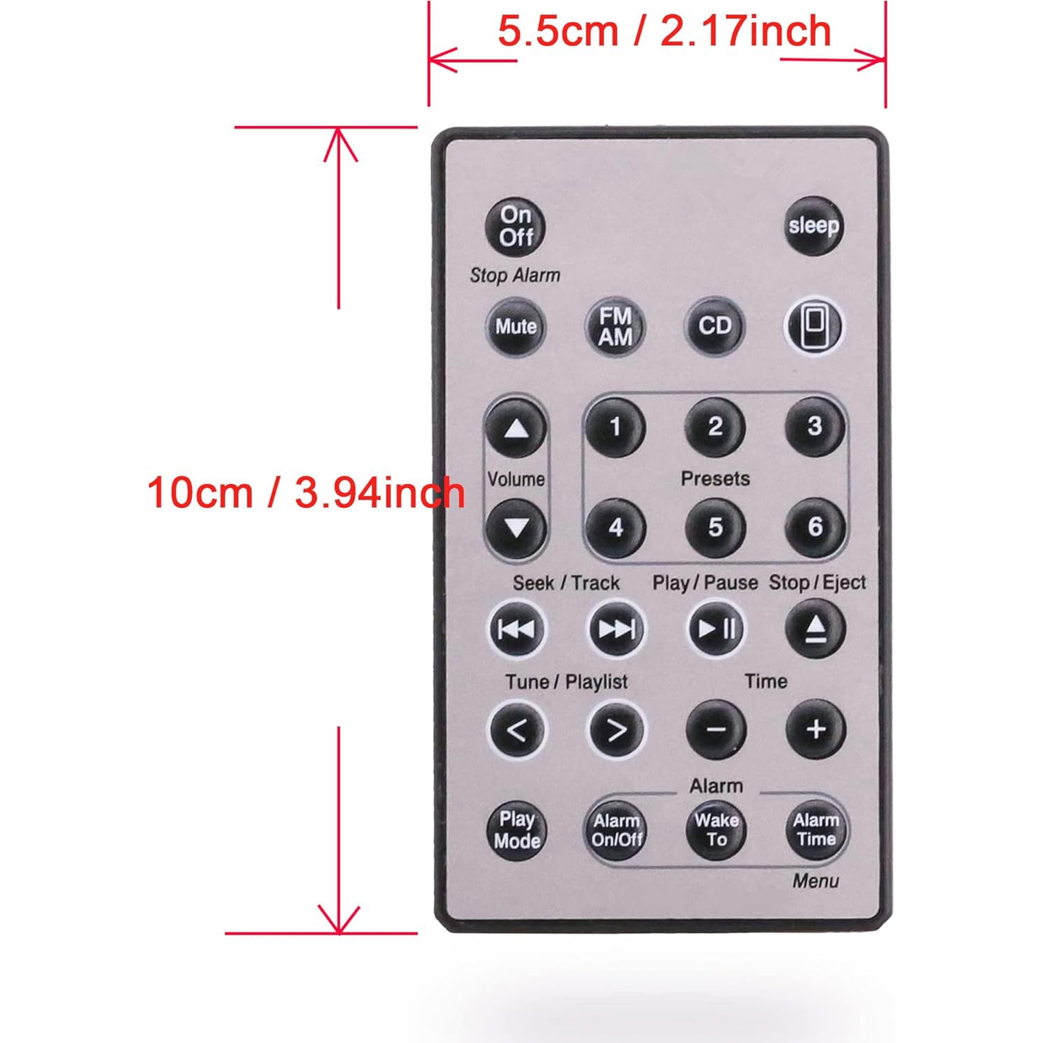Universal Replacement Remote Control Fits for Bose Wave Sound Touch Music Radio System I II III IV, AWRCC2 AWRCC3 AWRCC1 AWRCC4 AWRCC6 Wave Music