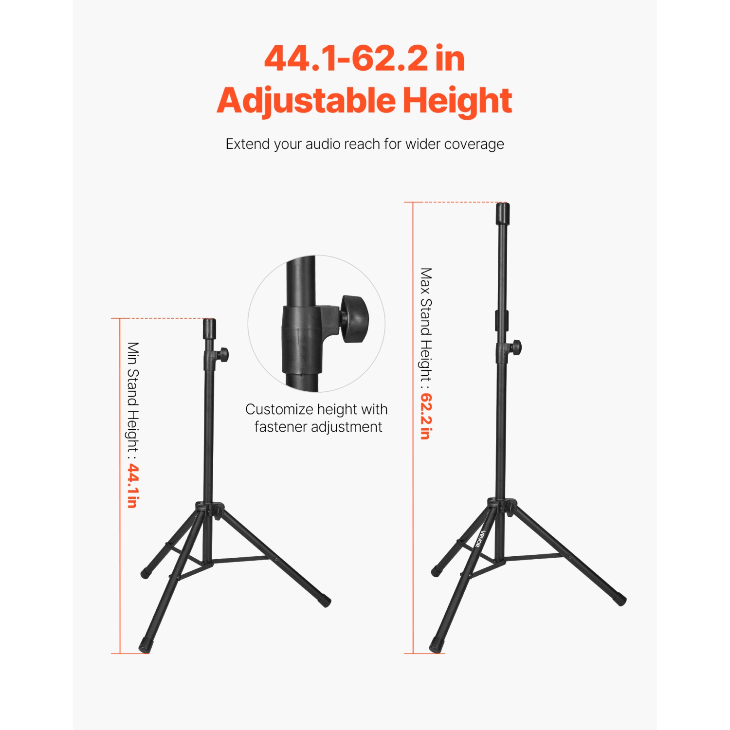 VEVOR 300W Portable PA System, Sound System Set with 8 Channel Mixer, Dual Speakers, Wireless Bluetooth, Microphone, Compact Stands, USB SD XLR RCA