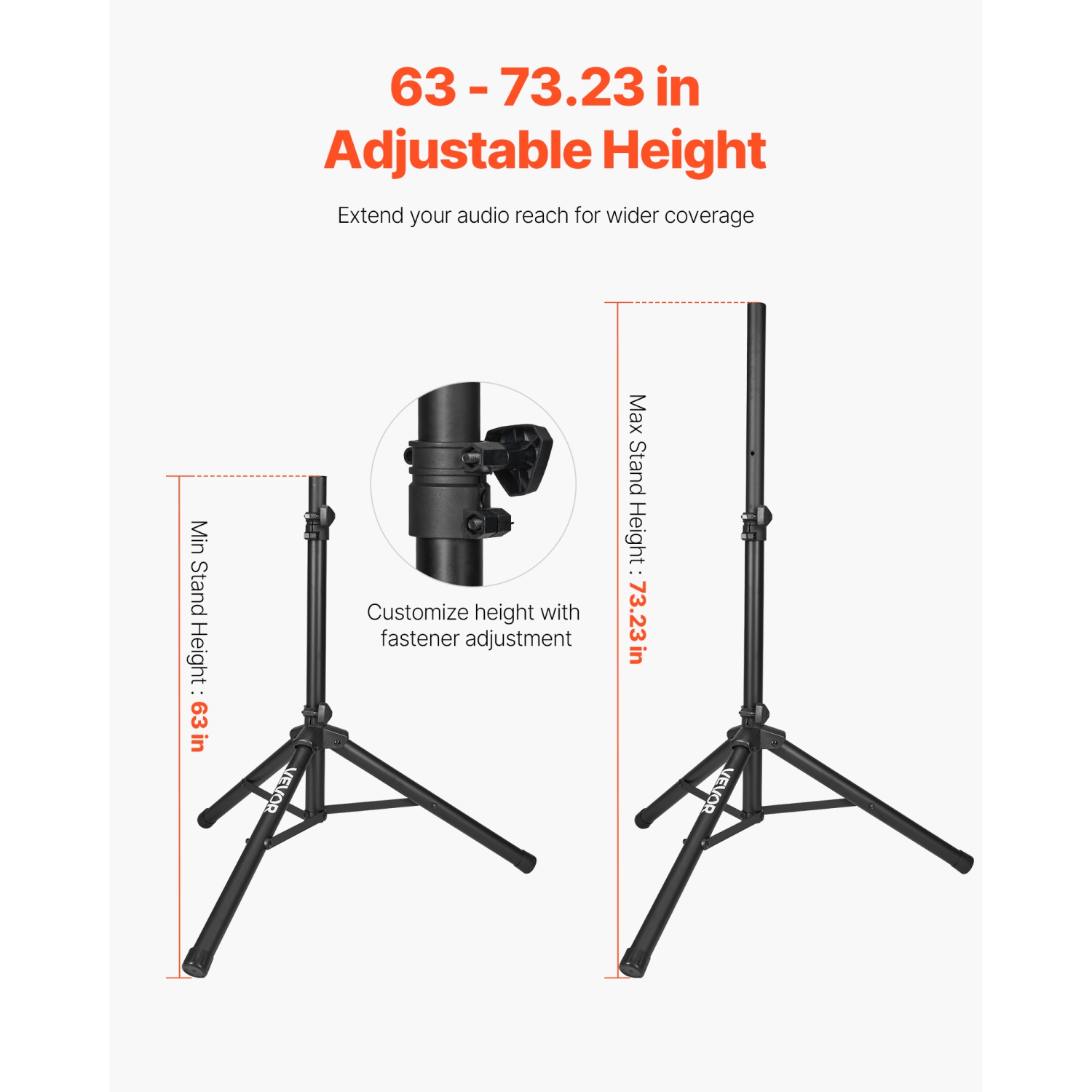 VEVOR 2000W Portable PA System, Sound System Set with 3 Channel Mixer, Dual Speakers, Wireless Bluetooth, Microphone, Compact Stands, USB & SD