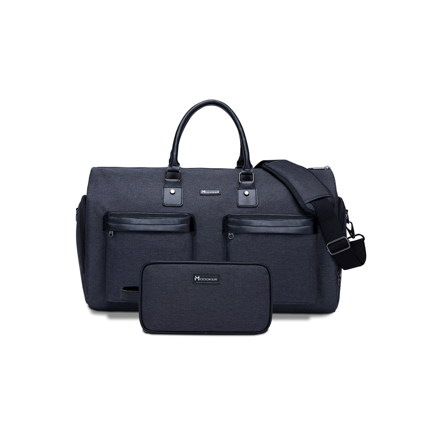 Meidale – Sac à vêtements convertible avec sac de toilette | Sac polochon de cabine pour hommes et femmes en voyage | Sac multifonctionnel pour