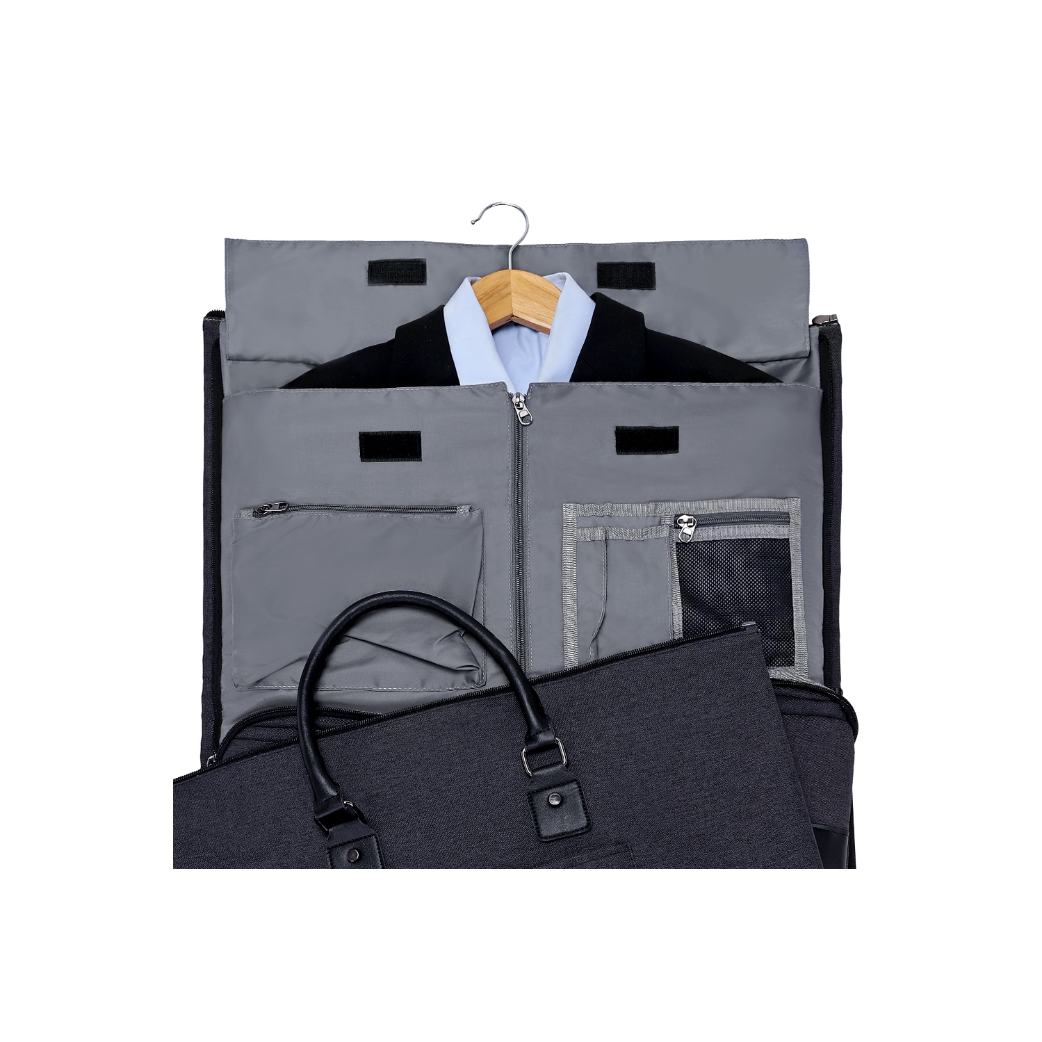Meidale – Sac à vêtements convertible avec sac de toilette | Sac polochon de cabine pour hommes et femmes en voyage | Sac multifonctionnel pour