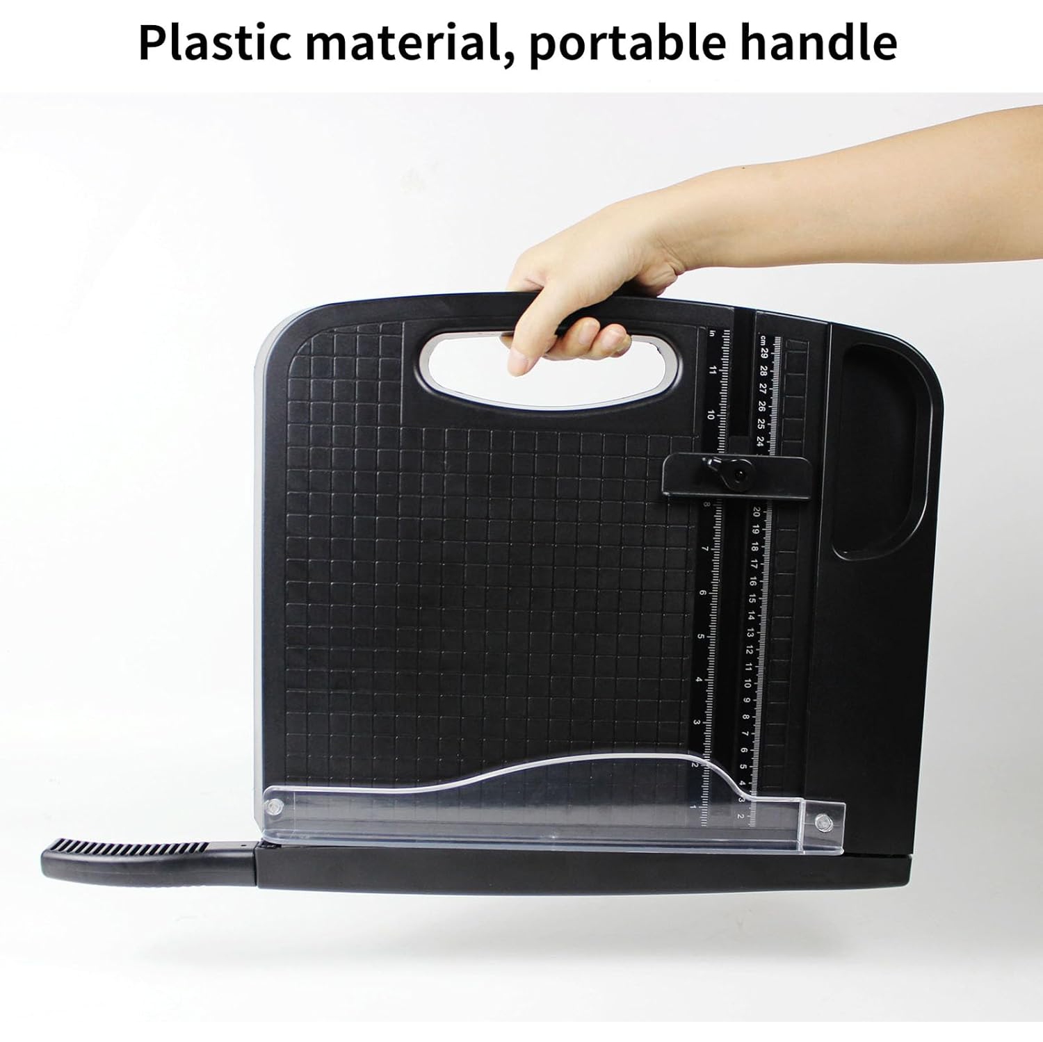 Portable paper cutter A4 paper cutter office paper cutter stainless steel knife design precision scale, paper cutter