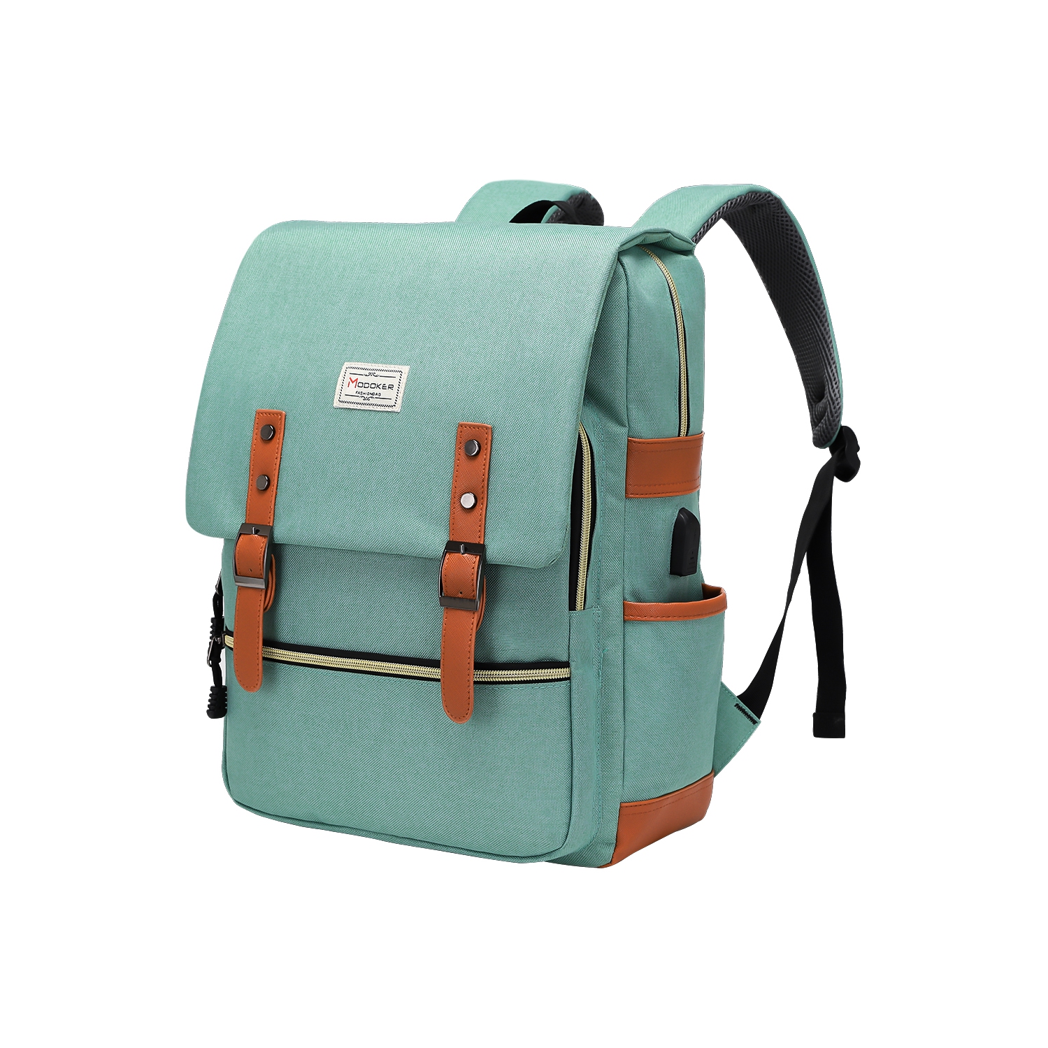Meidale – Sac à dos pour ordinateur portable rétro pour femmes | Sacs à dos de voyage avec port de chargement USB | Sac à dos tendance convenant aux