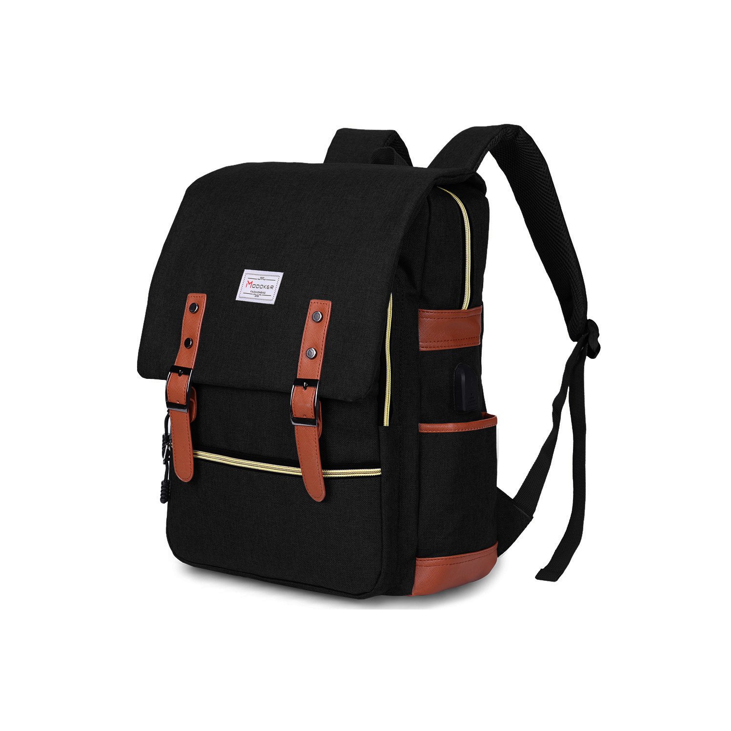 Meidale – Sac à dos pour ordinateur portable rétro pour femmes | Sacs à dos de voyage avec port de chargement USB | Sac à dos tendance convenant aux