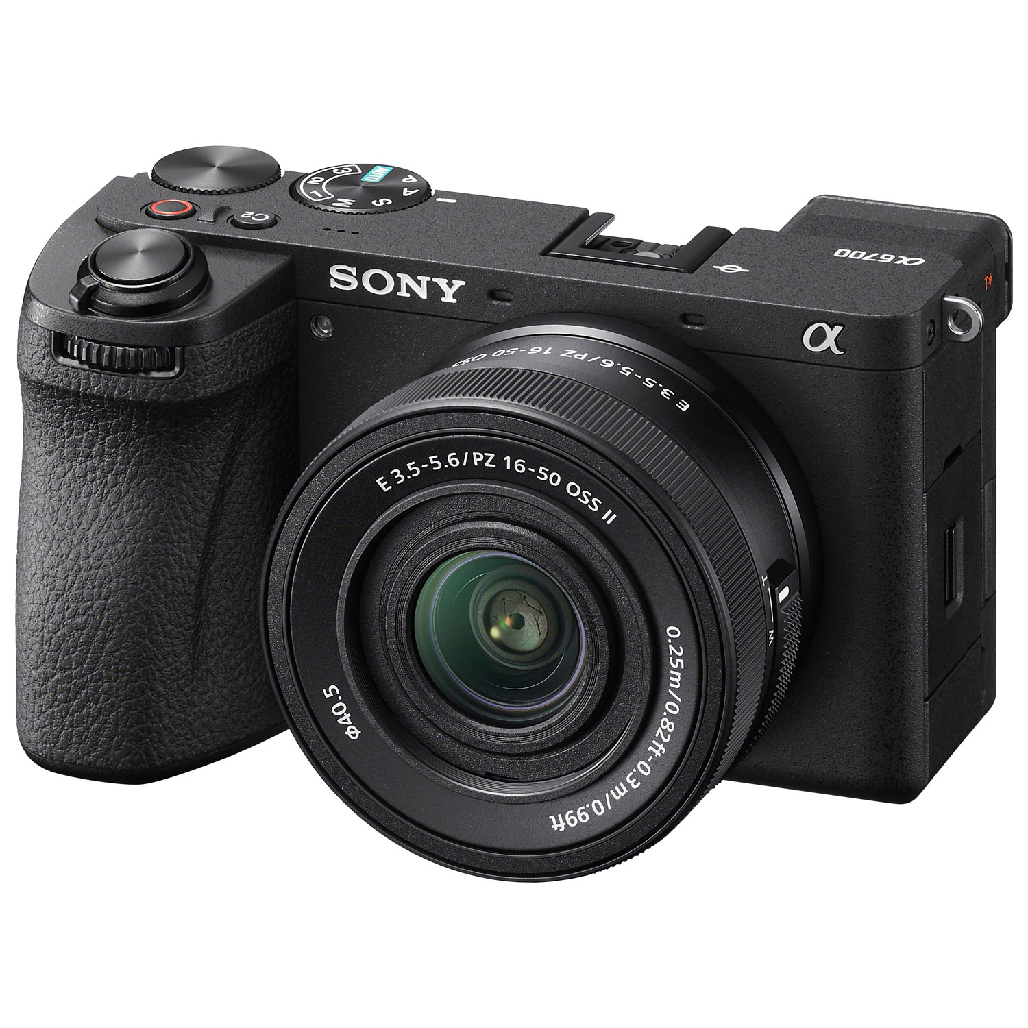 Sony Alpha 6700 APS-C Interchangeable Lens Mirrorless Camera with 16-50mm Kit - Black