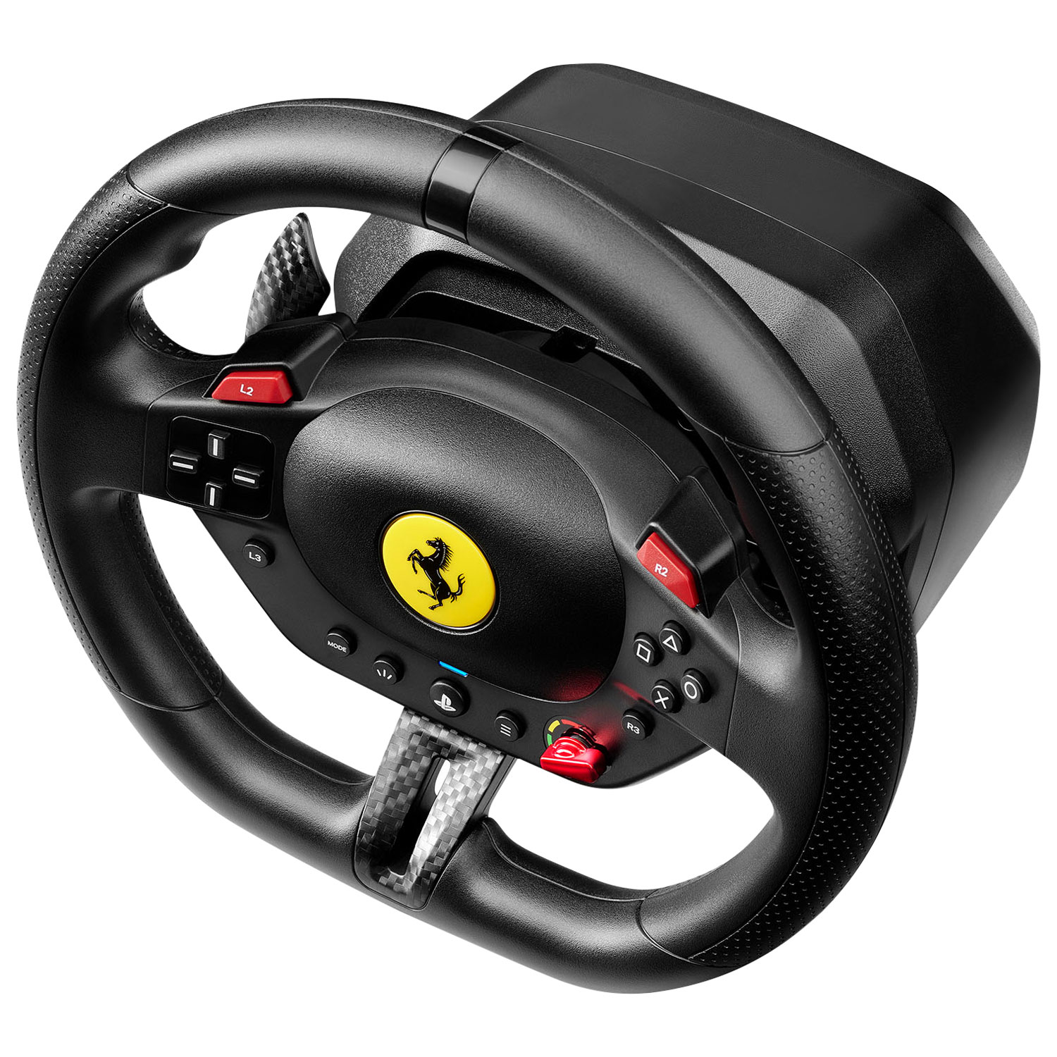 Volant de course et pédalier magnétique T98 Ferrari 296 GTB de Thrustmaster pour PS5/PS4/PC