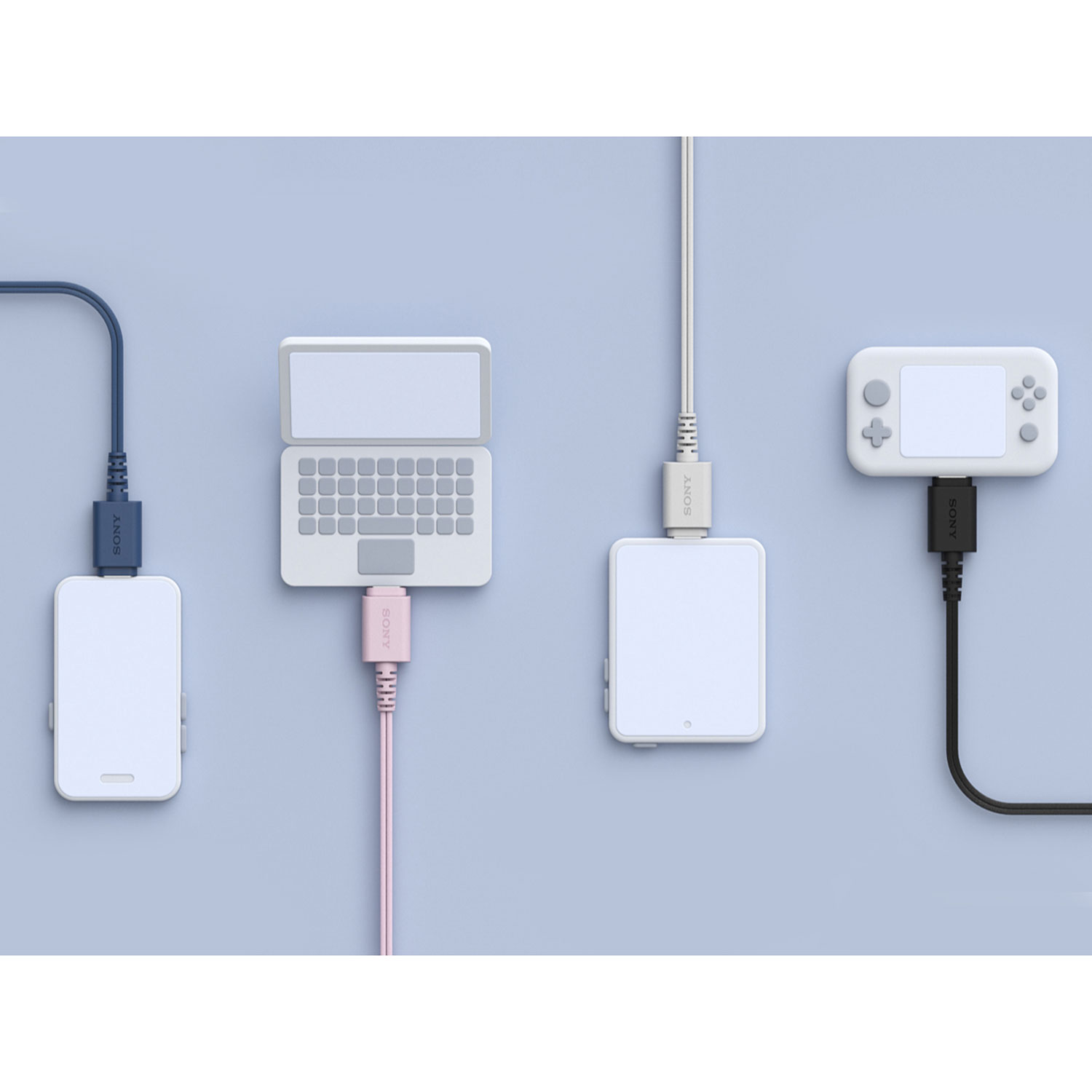 Écouteurs boutons IER-EX15C de Sony avec connecteur USB-C - Blanc