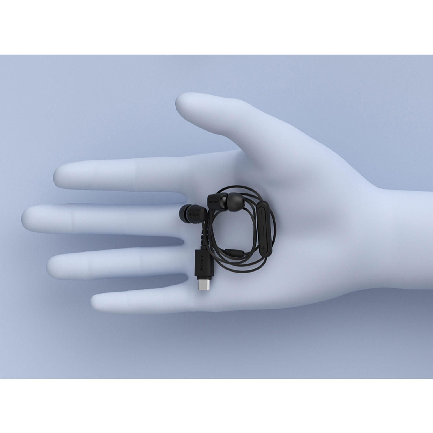 Sony IER-EX15C In-Ear Earbuds with USB-C Connector - Black