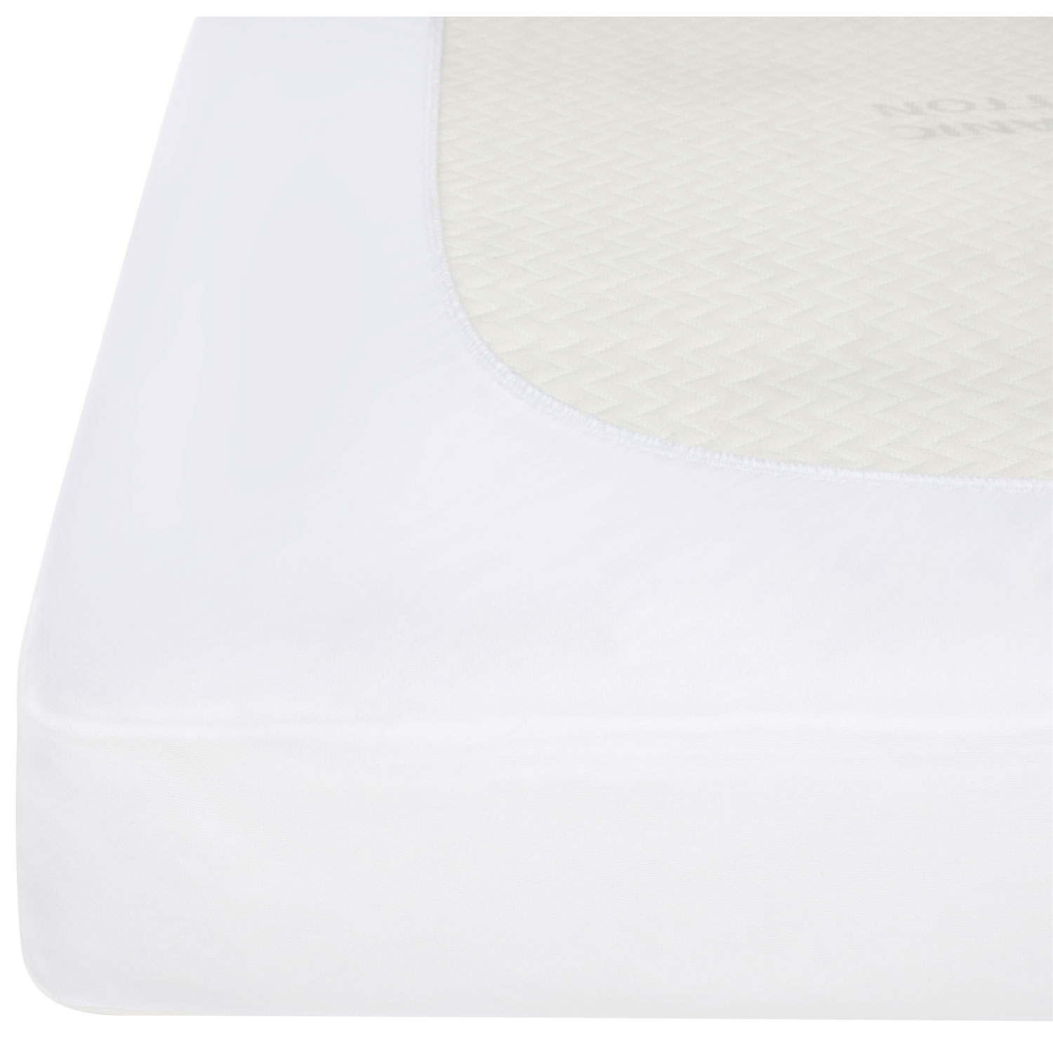 Protège-matelas étanche pour lit de bébé et d'enfant Premium de Graco - Paquet de 1 - Blanc
