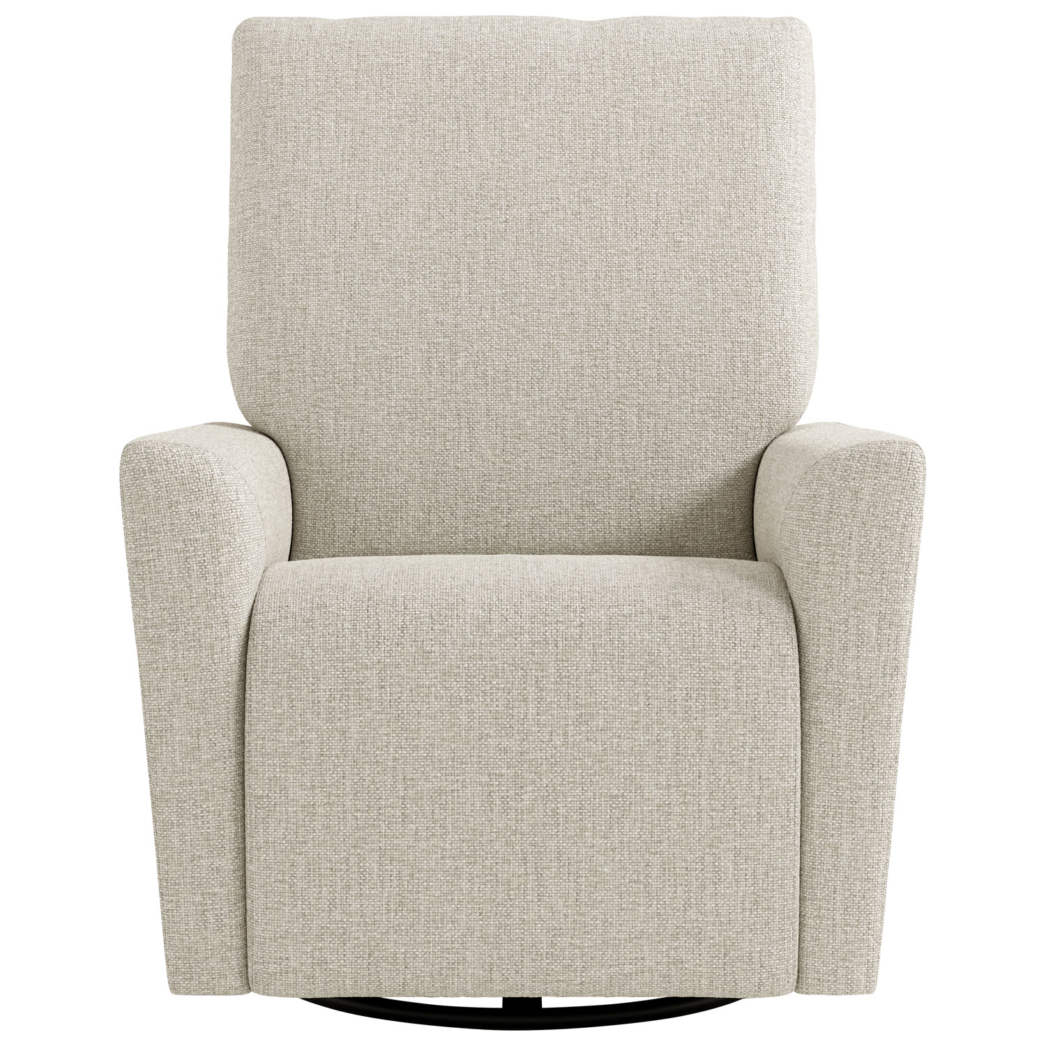 Fauteuil coulissant pivotant inclinable électrique de luxe Santorini pour chambre d'enfant de Storkcraft avec port de chargement USB - Natté dune