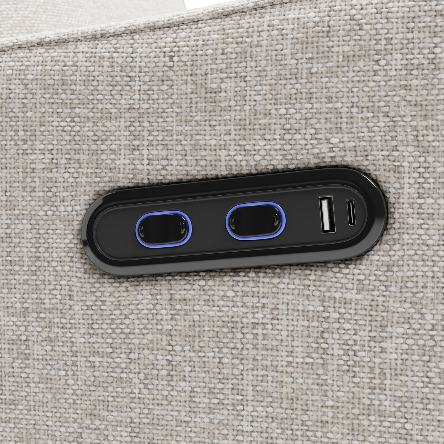 Fauteuil coulissant pivotant inclinable électrique Teddi de Graco avec port de chargement USB - Natté dune