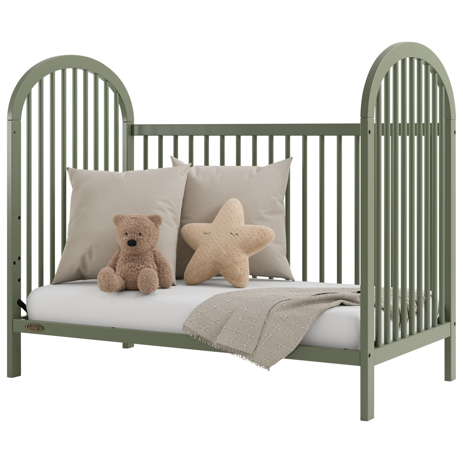 Lit de bébé convertible 3-en-1 Olivia de Graco - Olive