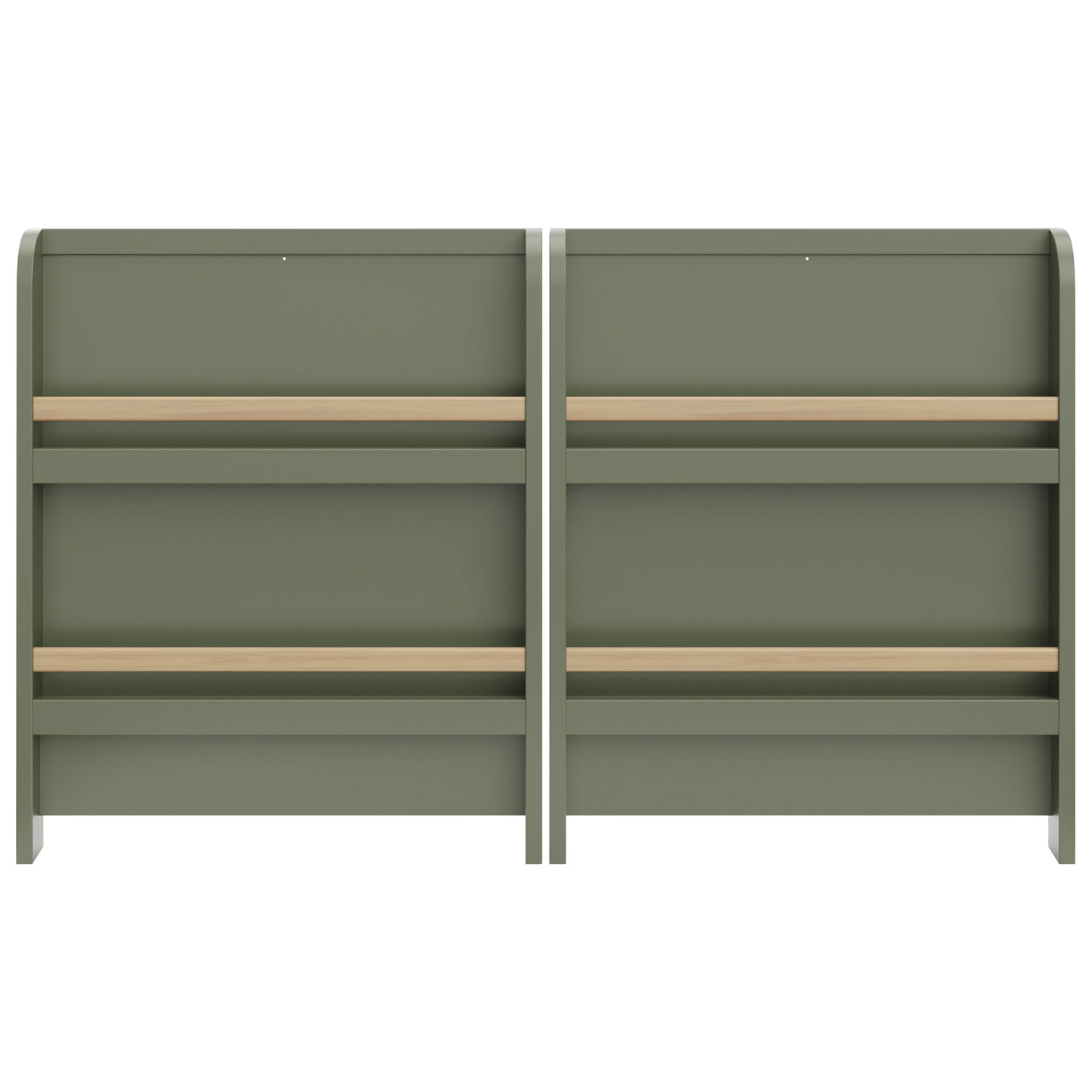 Lit de bébé convertible 4-en-1 Read-with-Me de Graco - Olive et bois flotté