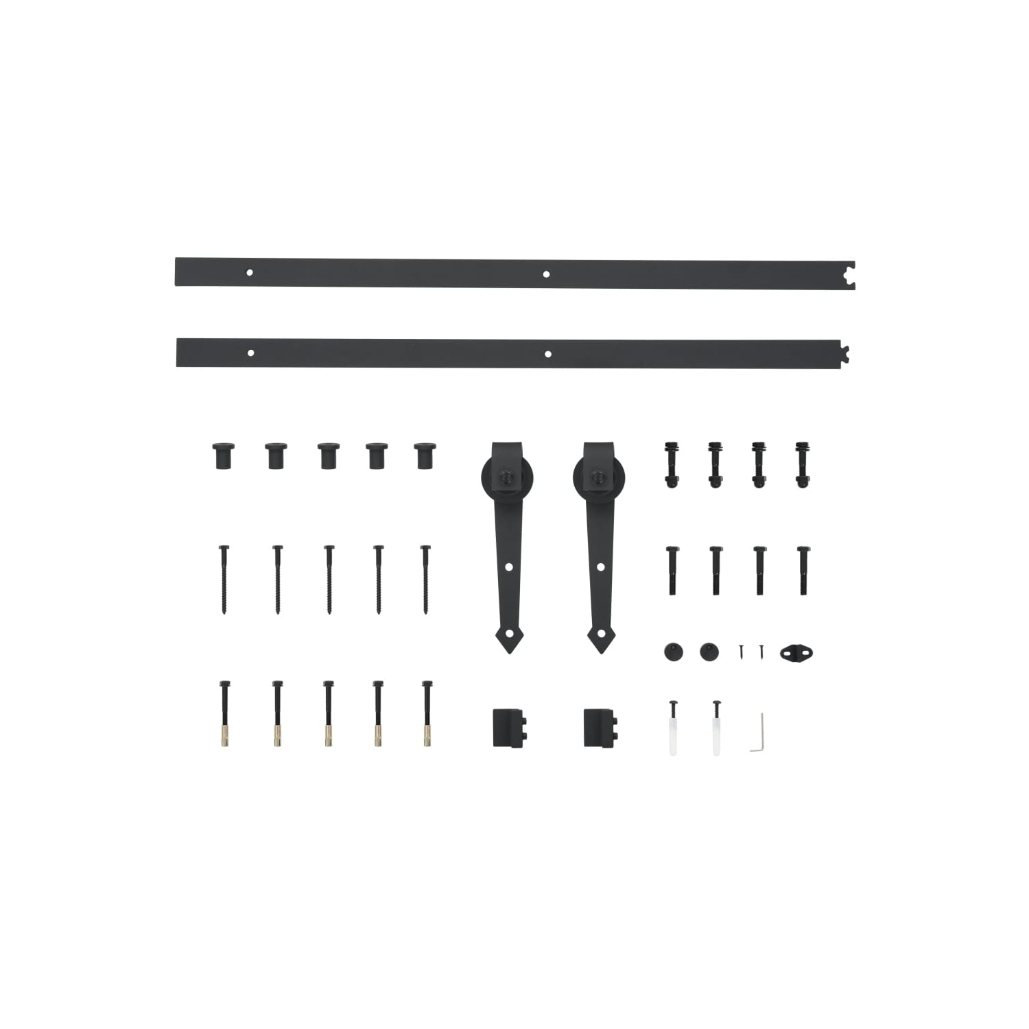 VidaXL – Porte coulissante avec jeu de pièces, pin massif, 85 210&nbsp;cm