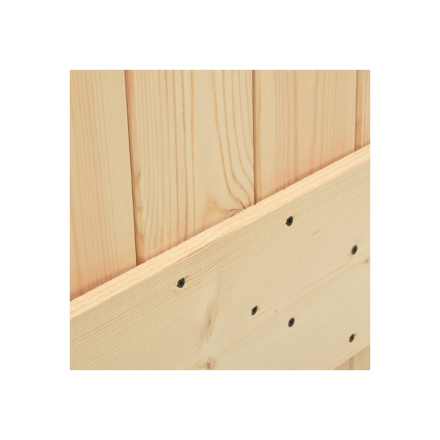 VidaXL – Porte coulissante avec jeu de pièces, pin massif, 80 210&nbsp;cm