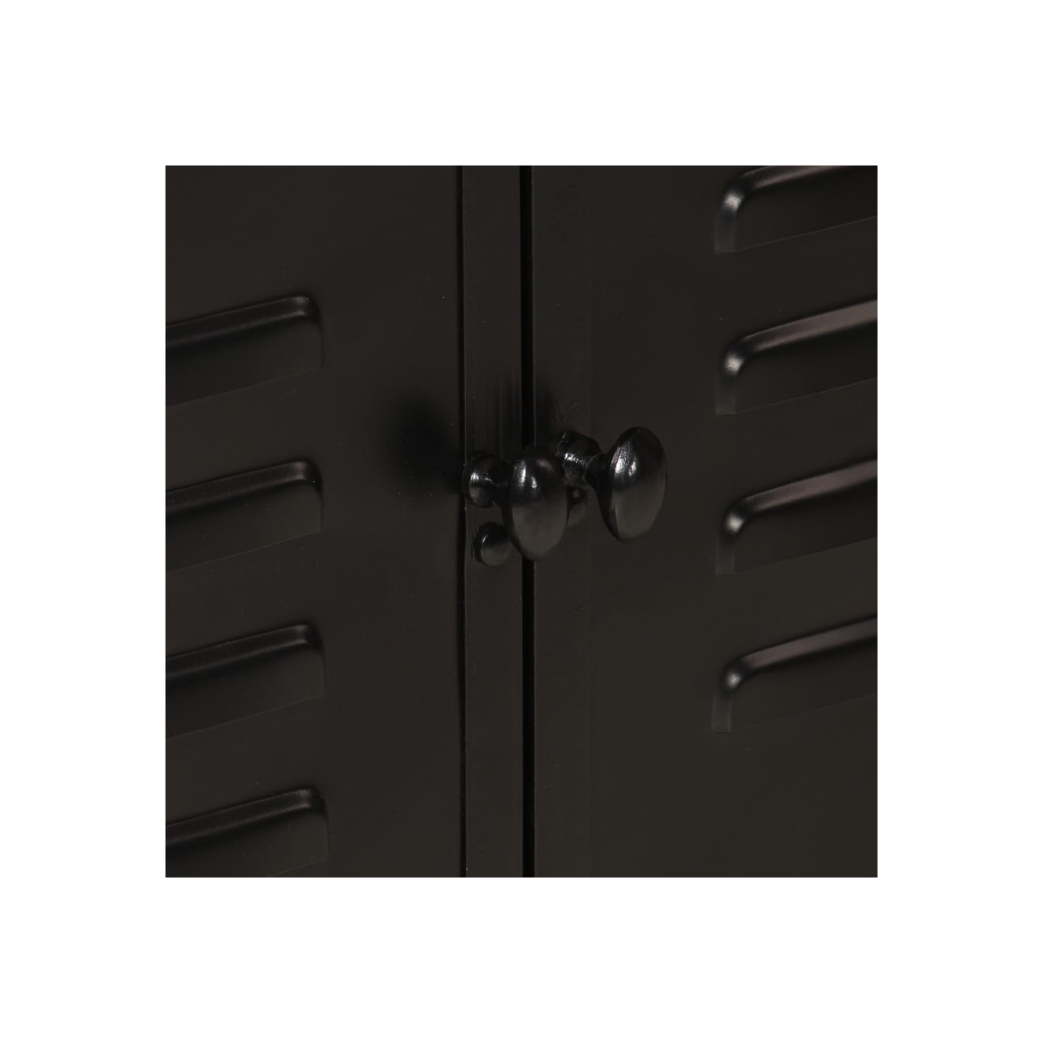 vidaXL Bathroom Sink Cabinet 55x35x60 cm Iron and Solid Wood Mango