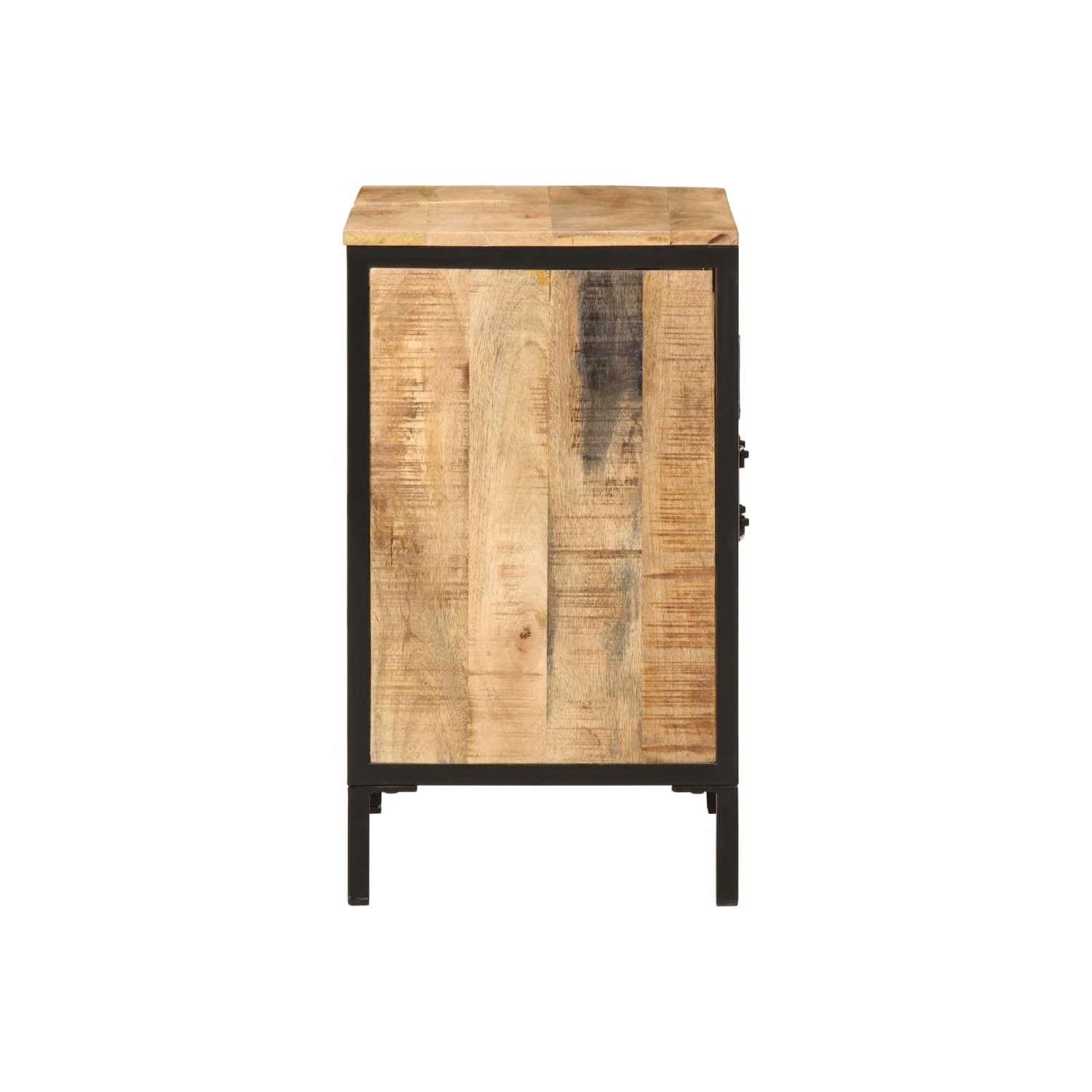Armoire pour évier de salle de bain vidaXL 55 x 35 x 60&nbsp;cm en bois massif, mangue et fer