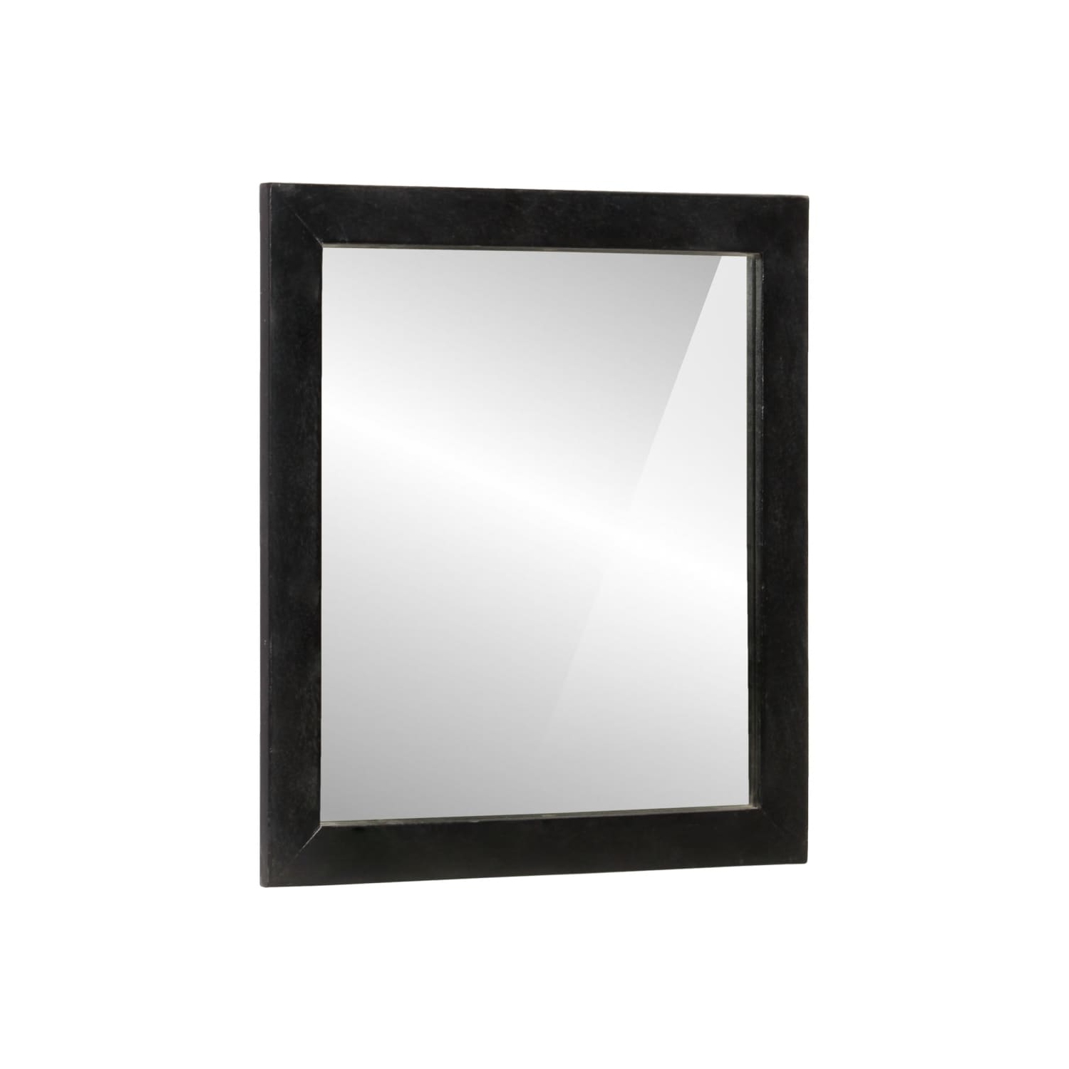 vidaXL 2 Piece Bathroom Furniture Set Iron and Solid Wood Mango