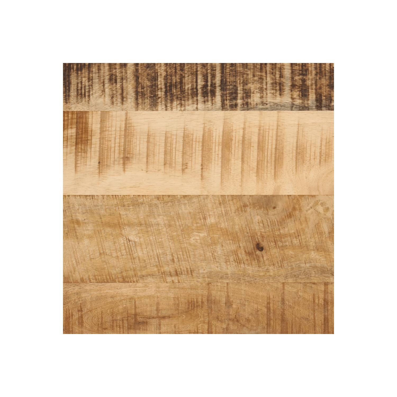 vidaXL Nesting Coffee Tables 3 pcs Solid Wood Mango and Iron