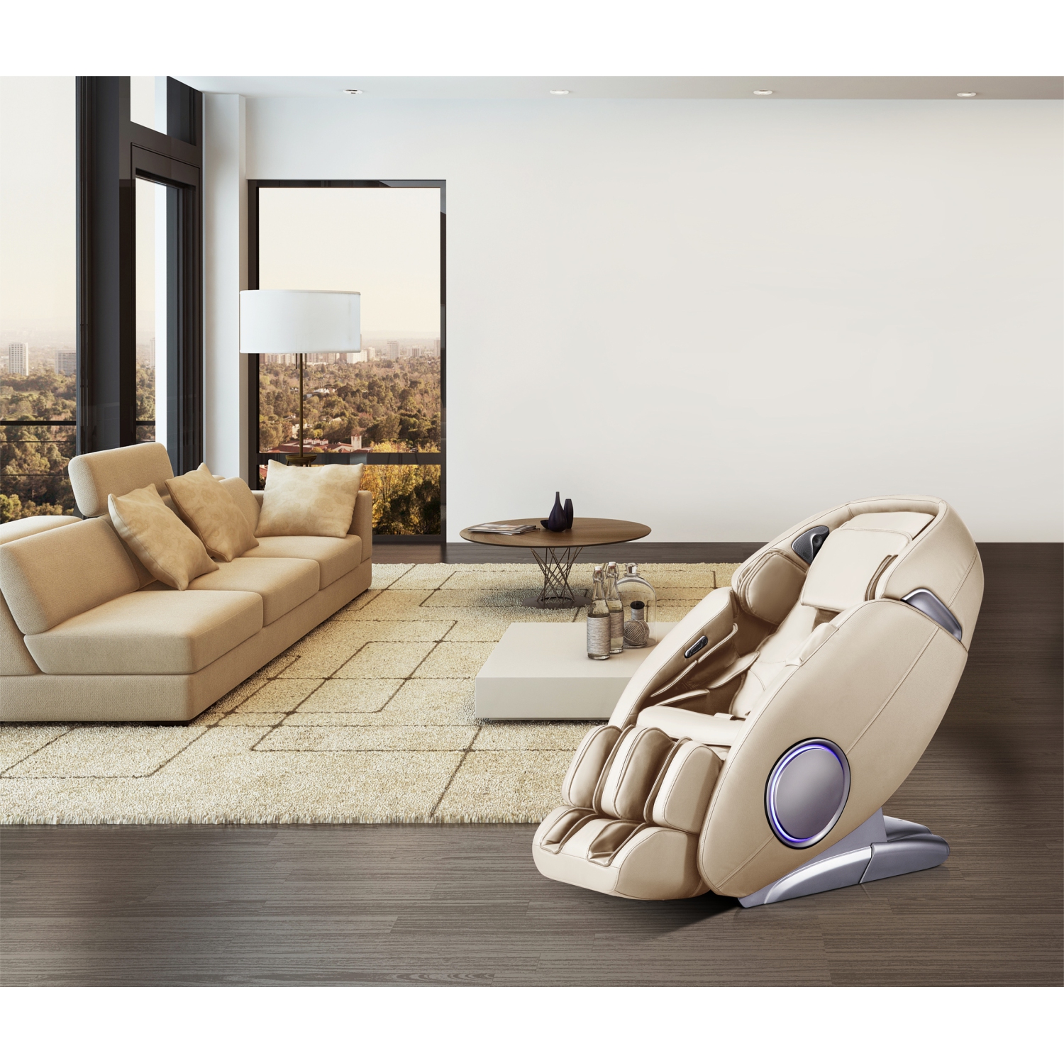 Fauteuil de massage IC9500-ALLBEIGE d'iComfort