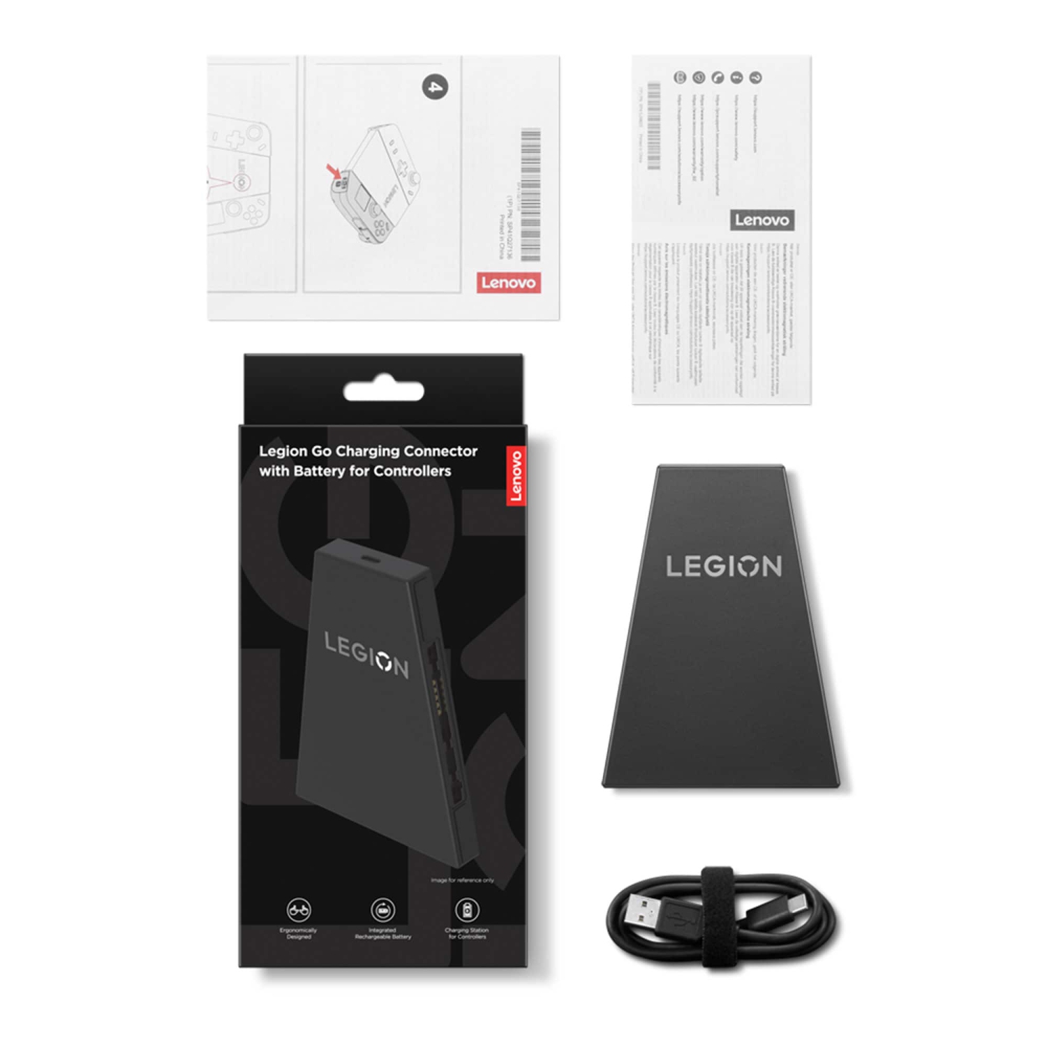 Connecteur de chargement Legion Go de Lenovo avec batterie pour manettes, pour le jeu