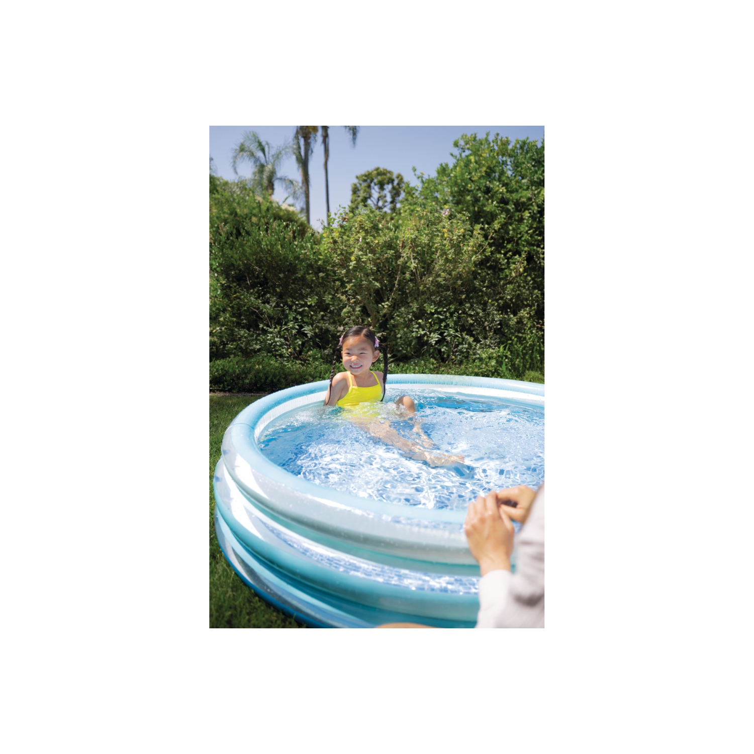 Piscine gonflable amusante Blue Bliss Splash Pool d'Intex pour enfants de 2 ans et plus