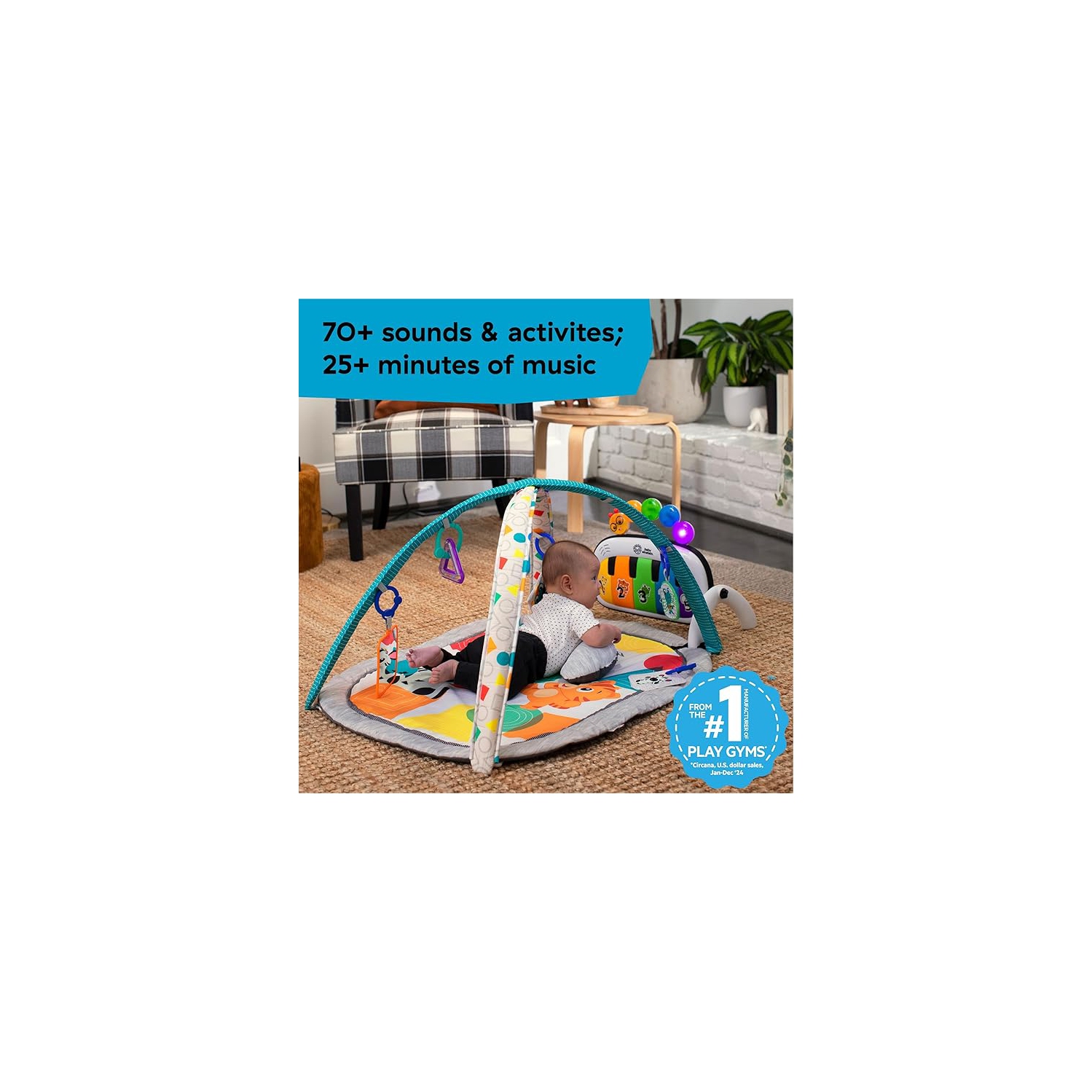 Tapis d'activités 4-en-1 Kickin' Tunes de Baby Einstein